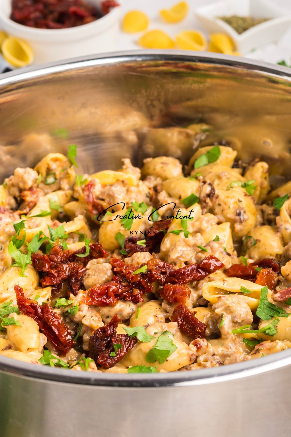 Creamy Shells and Sausage - Exclusive