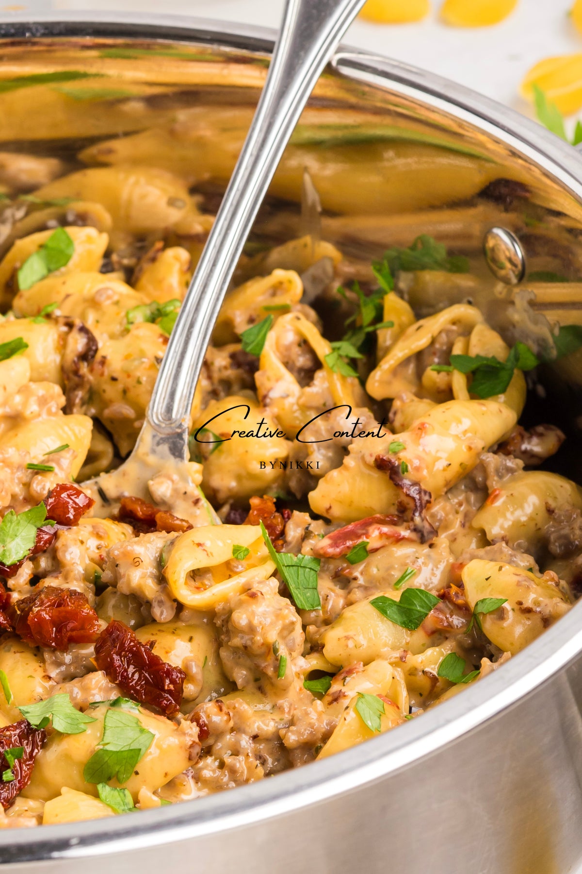 Creamy Shells and Sausage - Exclusive