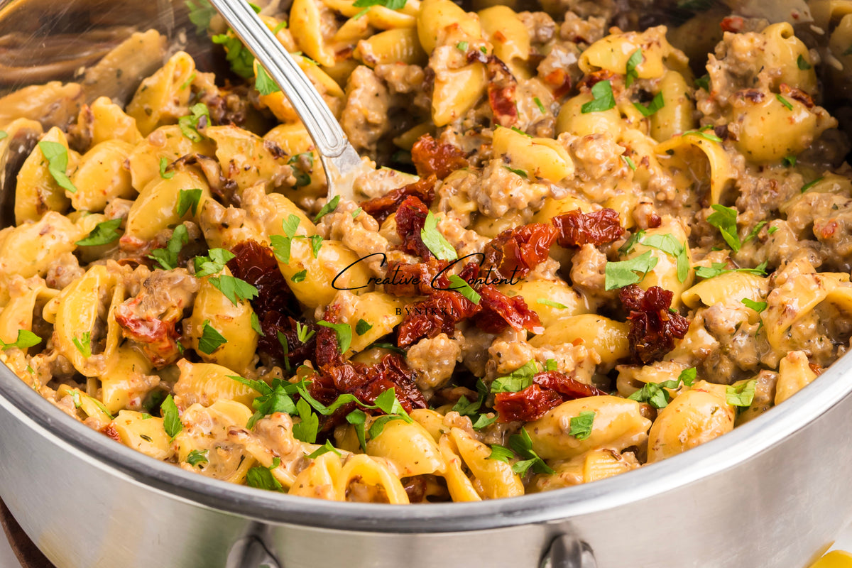 Creamy Shells and Sausage - Exclusive