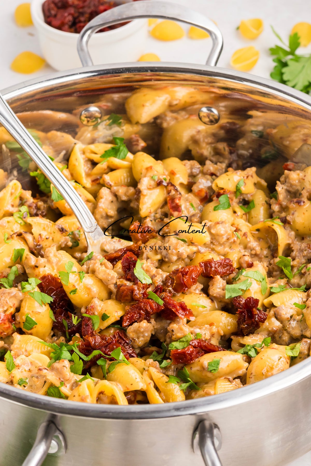 Creamy Shells and Sausage - Exclusive