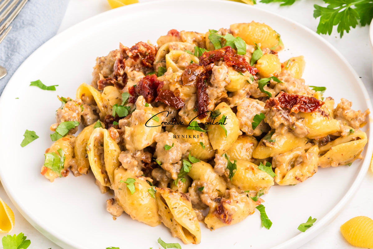 Creamy Shells and Sausage - Exclusive