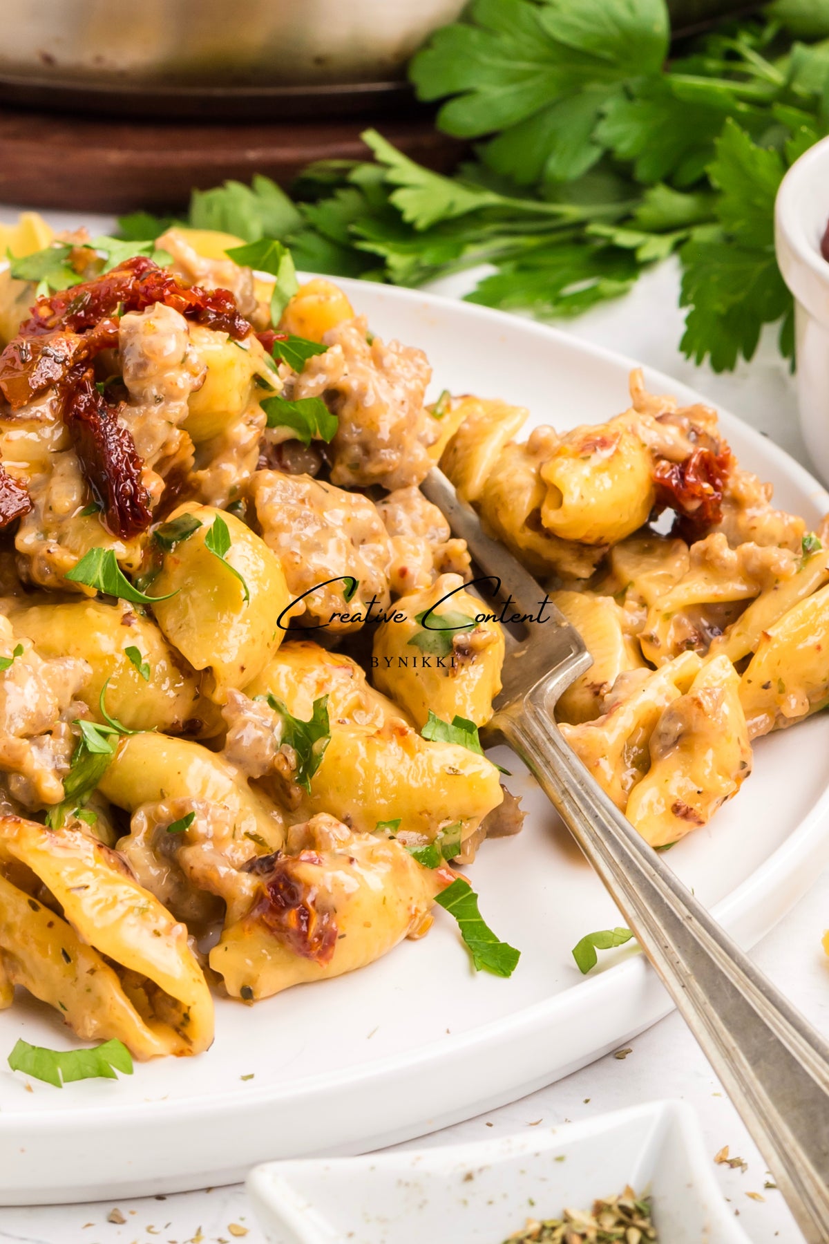 Creamy Shells and Sausage - Exclusive