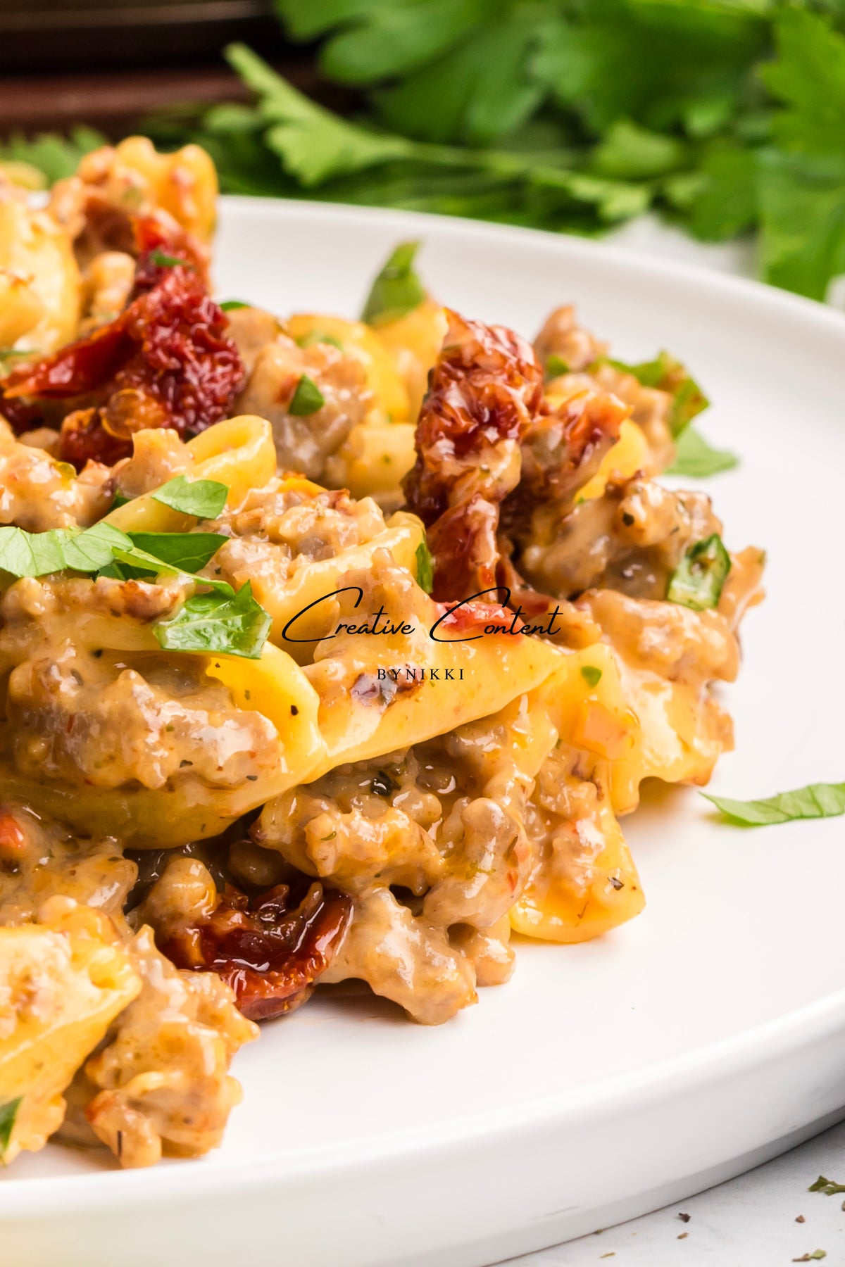 Creamy Shells and Sausage - Exclusive