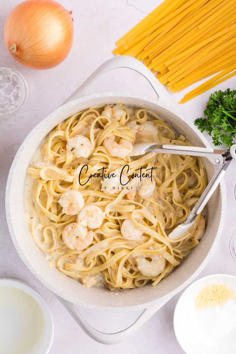 Creamy Shrimp Pasta - 1 of 2