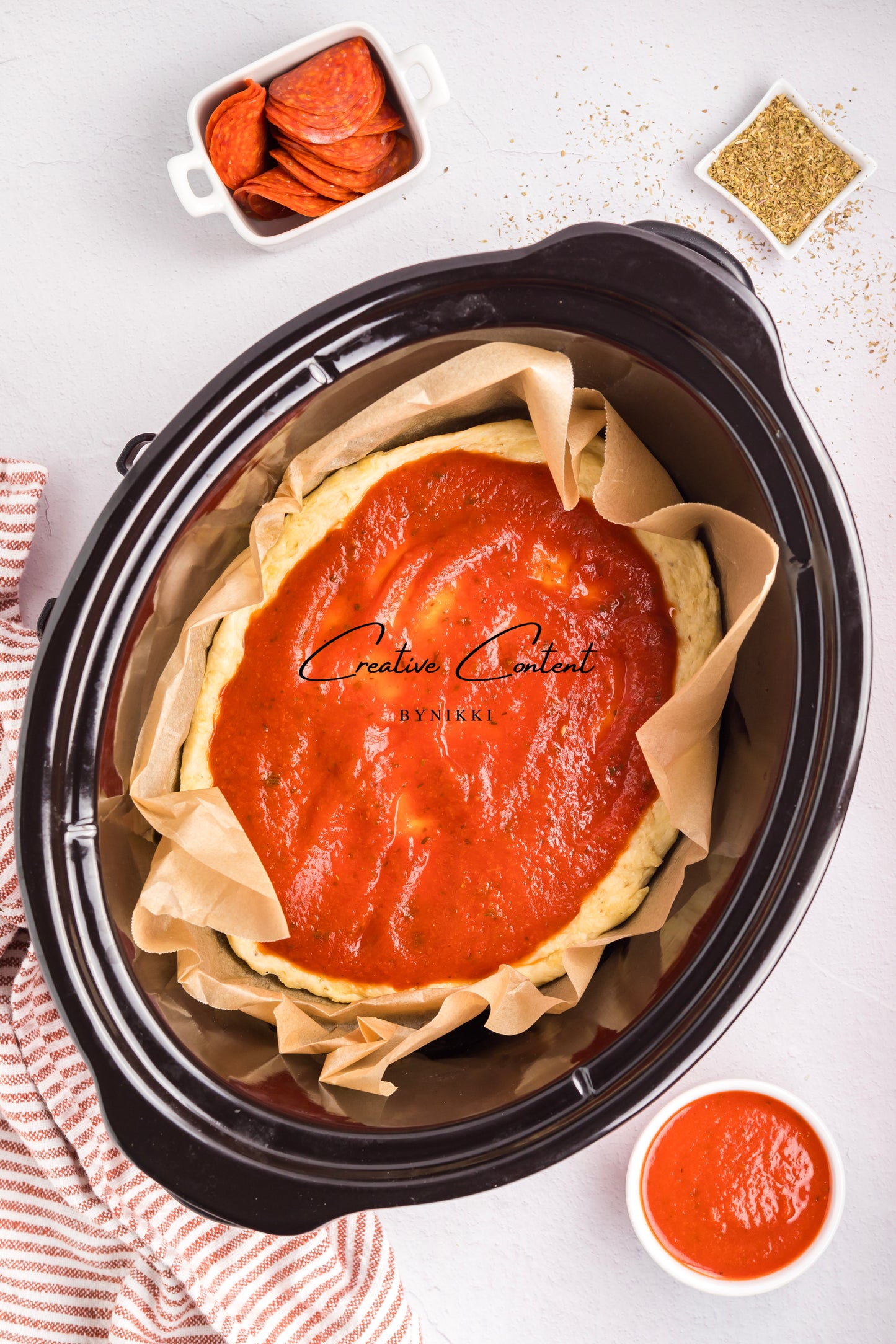 Crock Pot Deep Dish Pizza - Exclusive