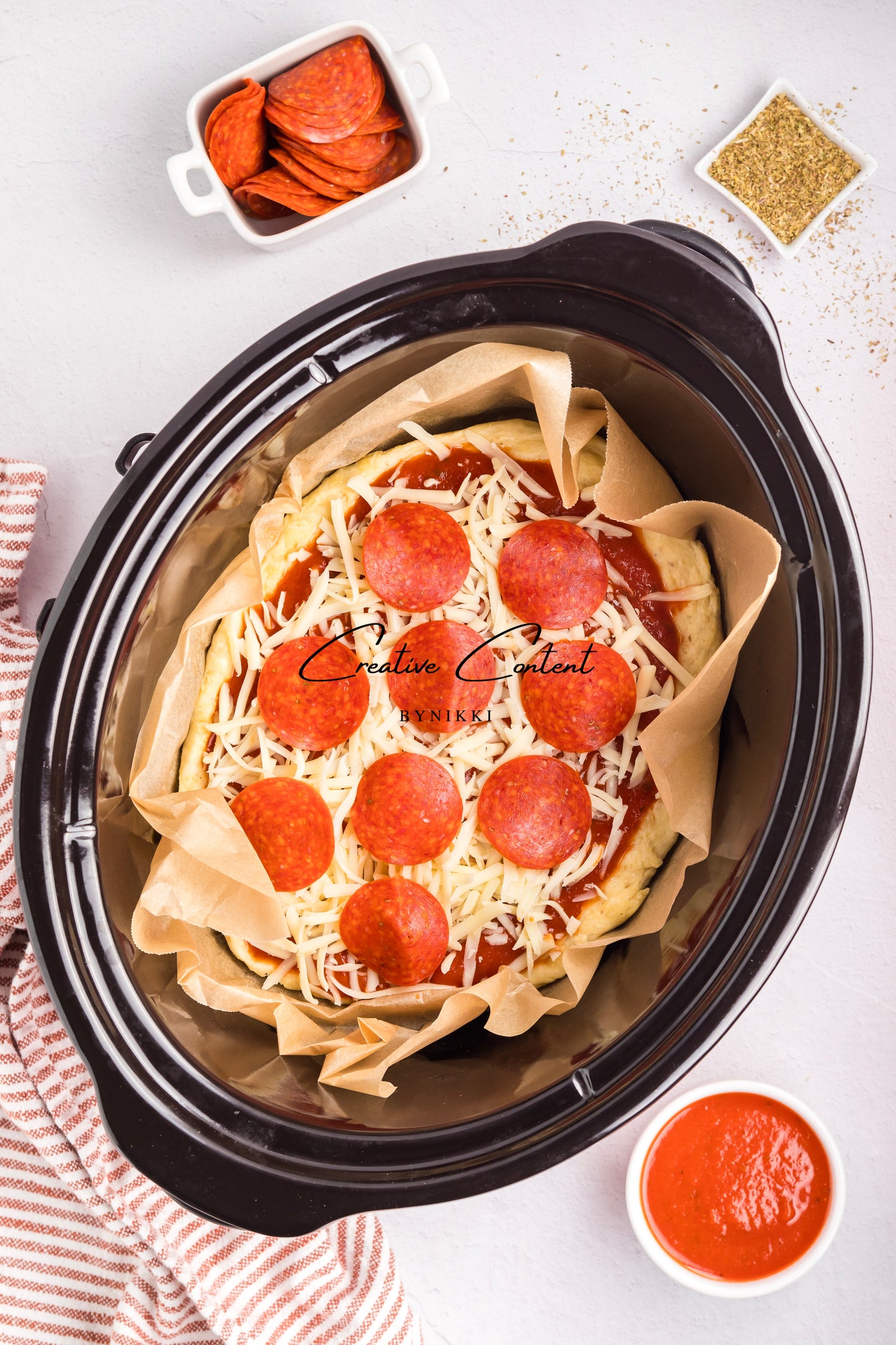 Crock Pot Deep Dish Pizza - Exclusive