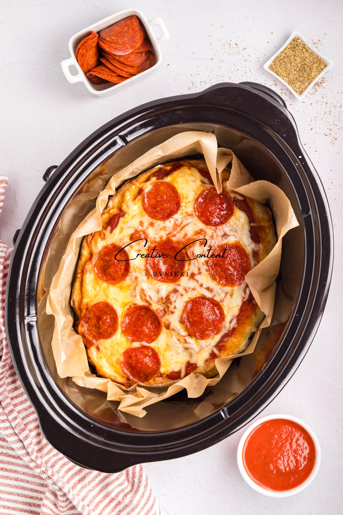 Crock Pot Deep Dish Pizza - Exclusive