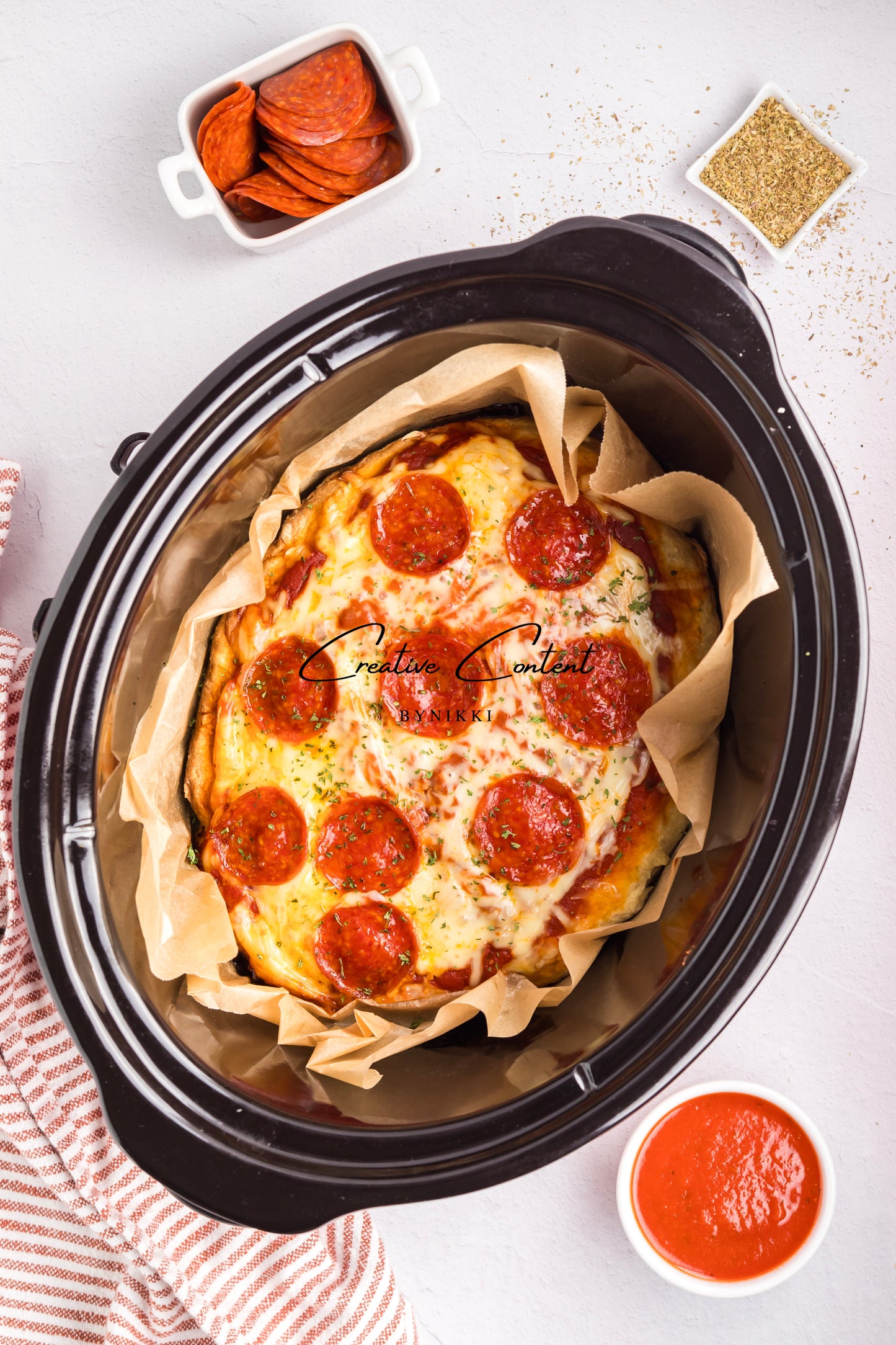 Crock Pot Deep Dish Pizza - Exclusive