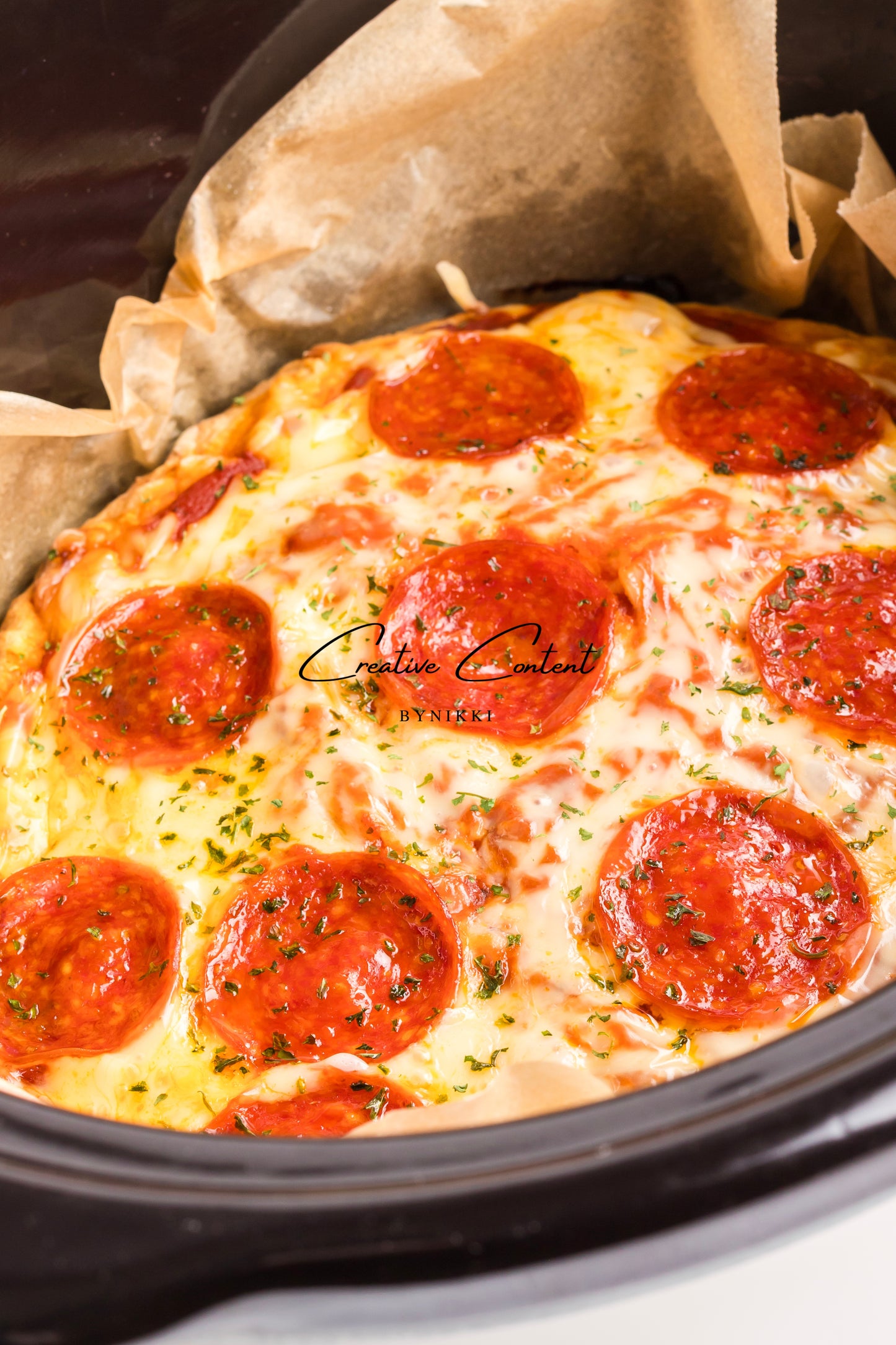 Crock Pot Deep Dish Pizza - Exclusive