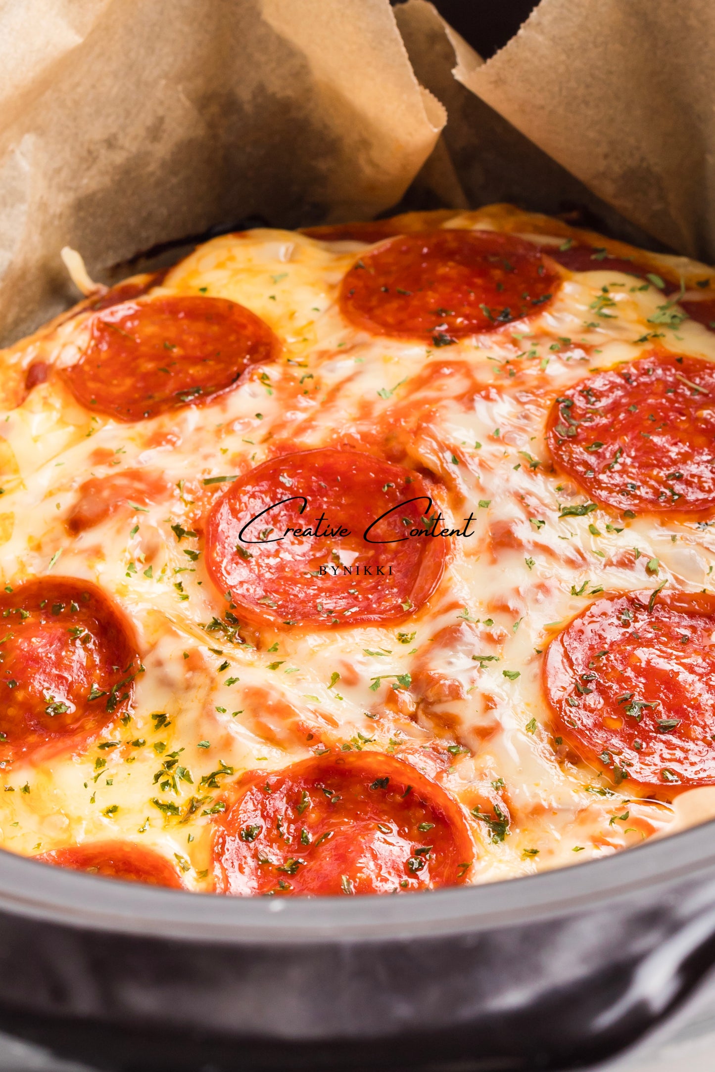 Crock Pot Deep Dish Pizza - Exclusive