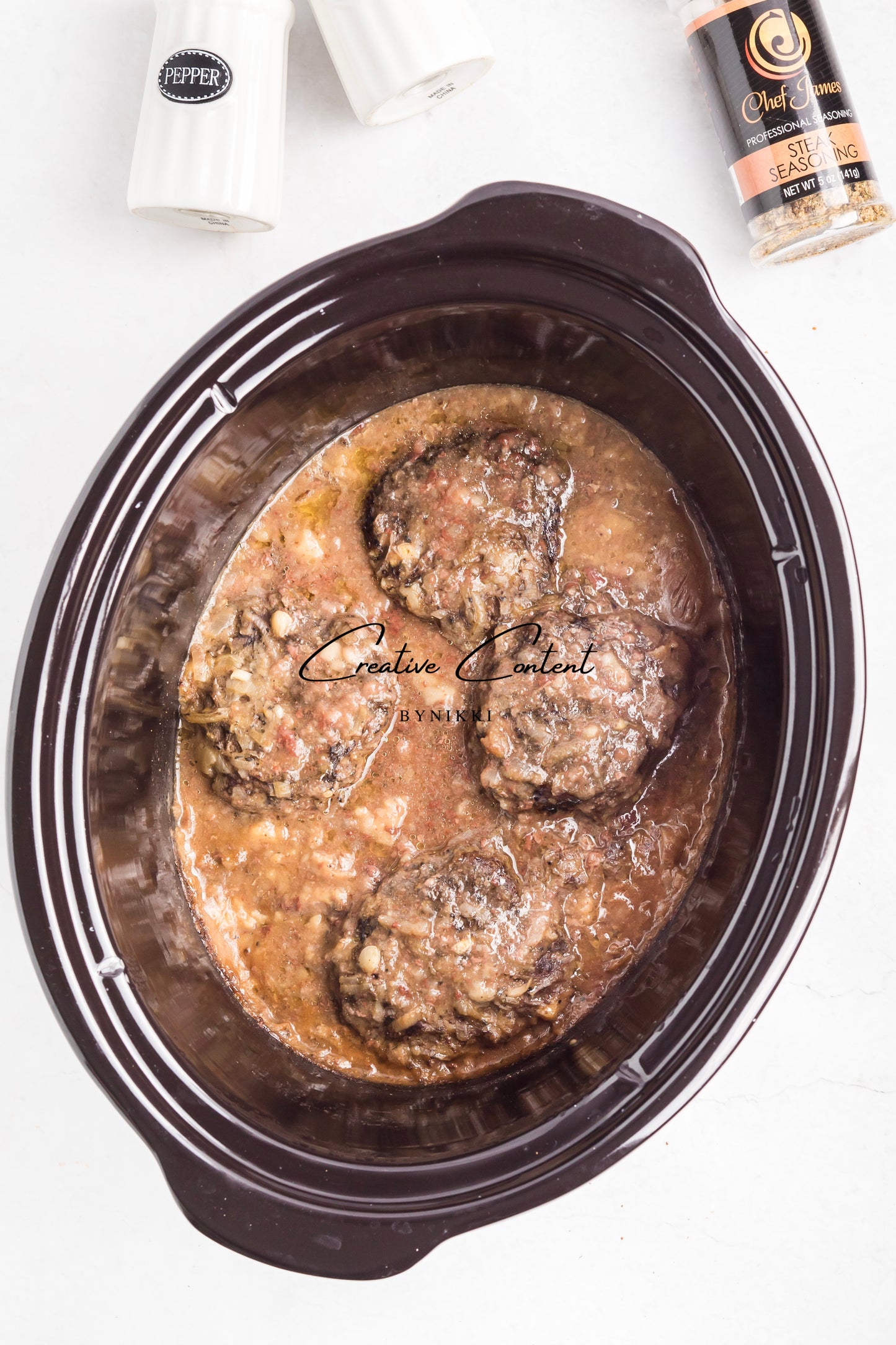 Crock Pot Hamburger Steaks - Exclusive