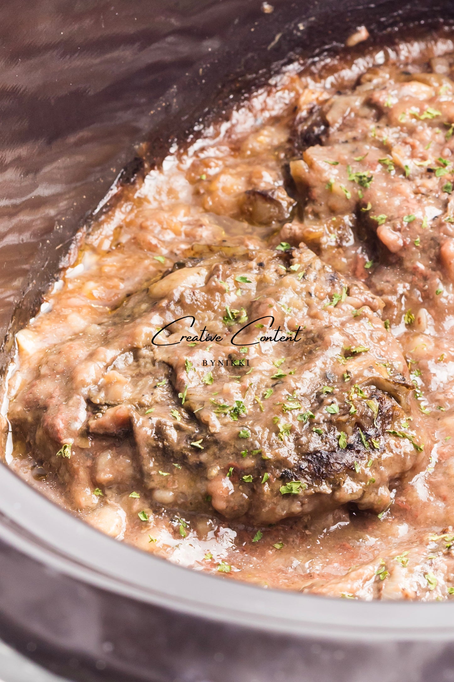 Crock Pot Hamburger Steaks - Exclusive