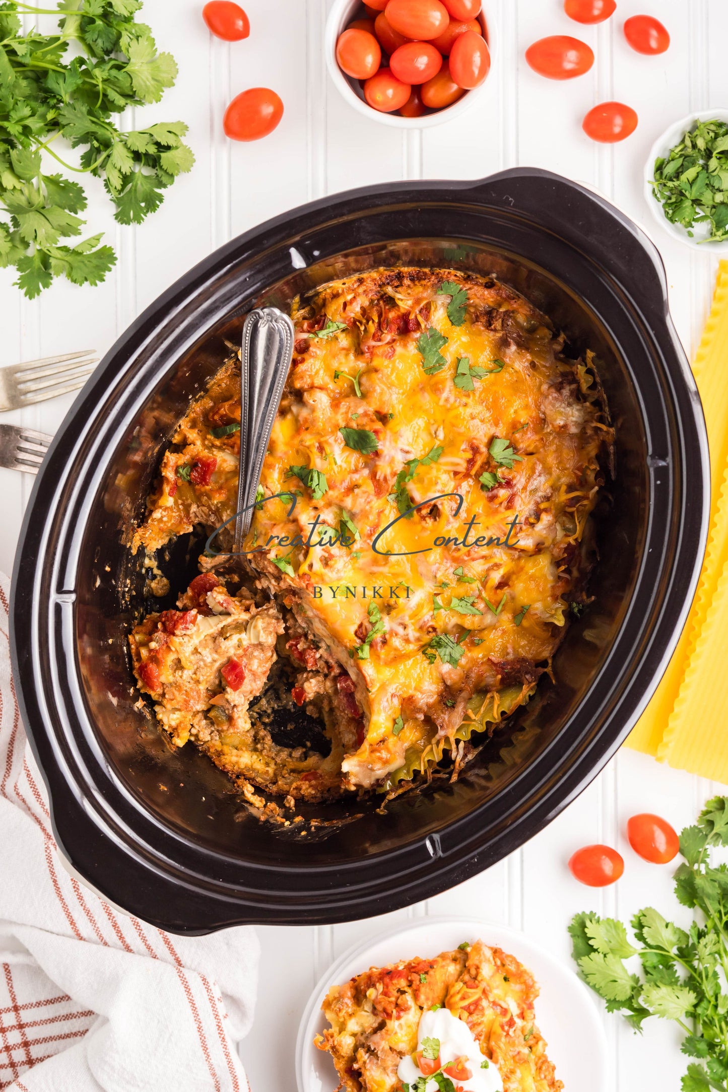 Crock Pot Mexican Lasagna -  Exclusive