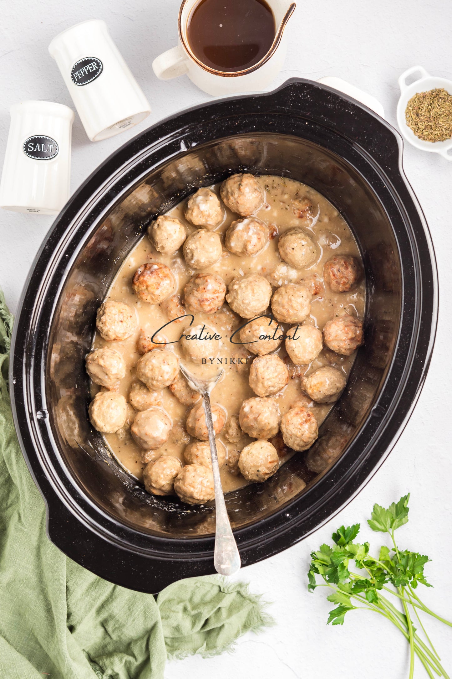 Crock Pot Swedish Meatballs  - Exclusive