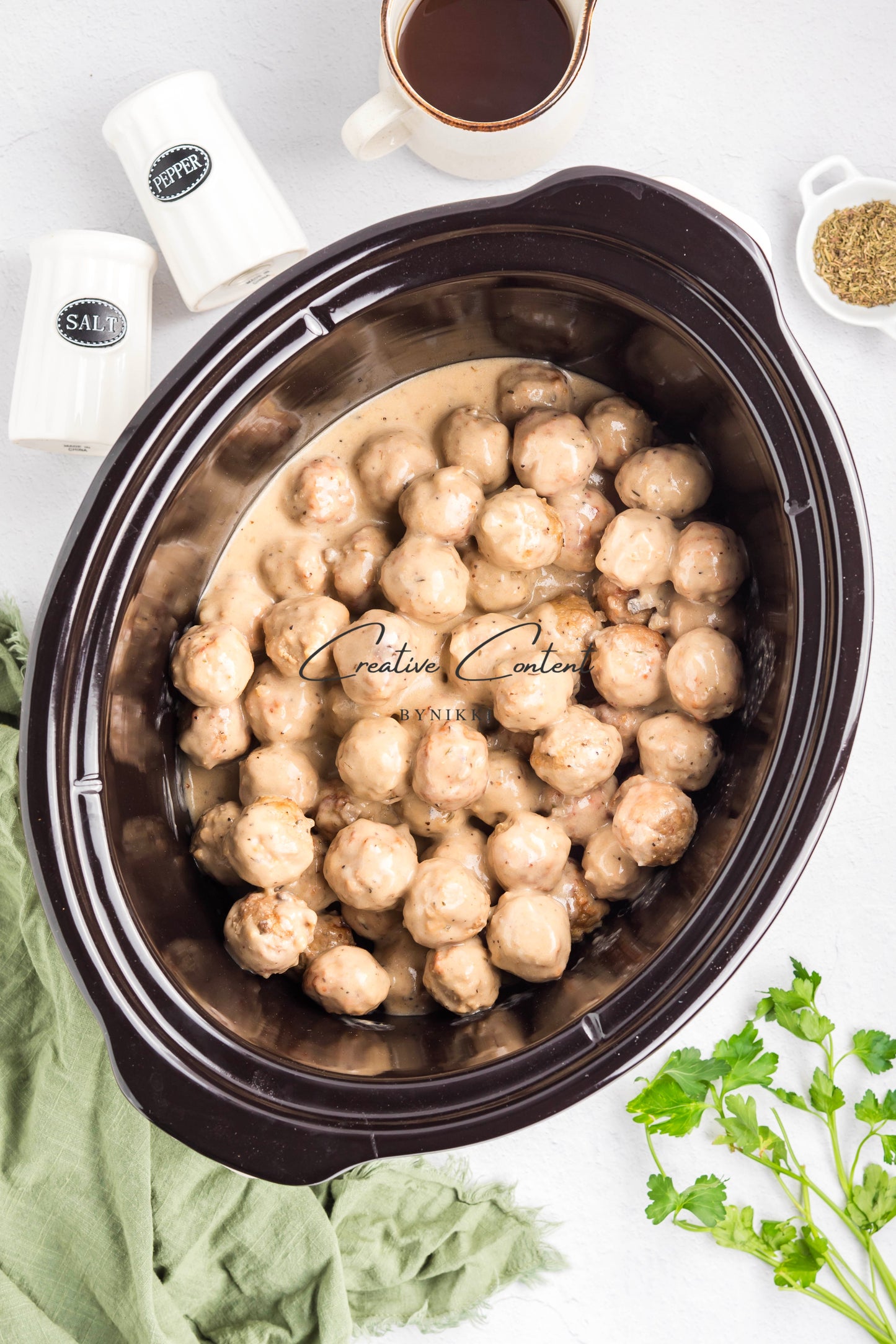 Crock Pot Swedish Meatballs  - Exclusive