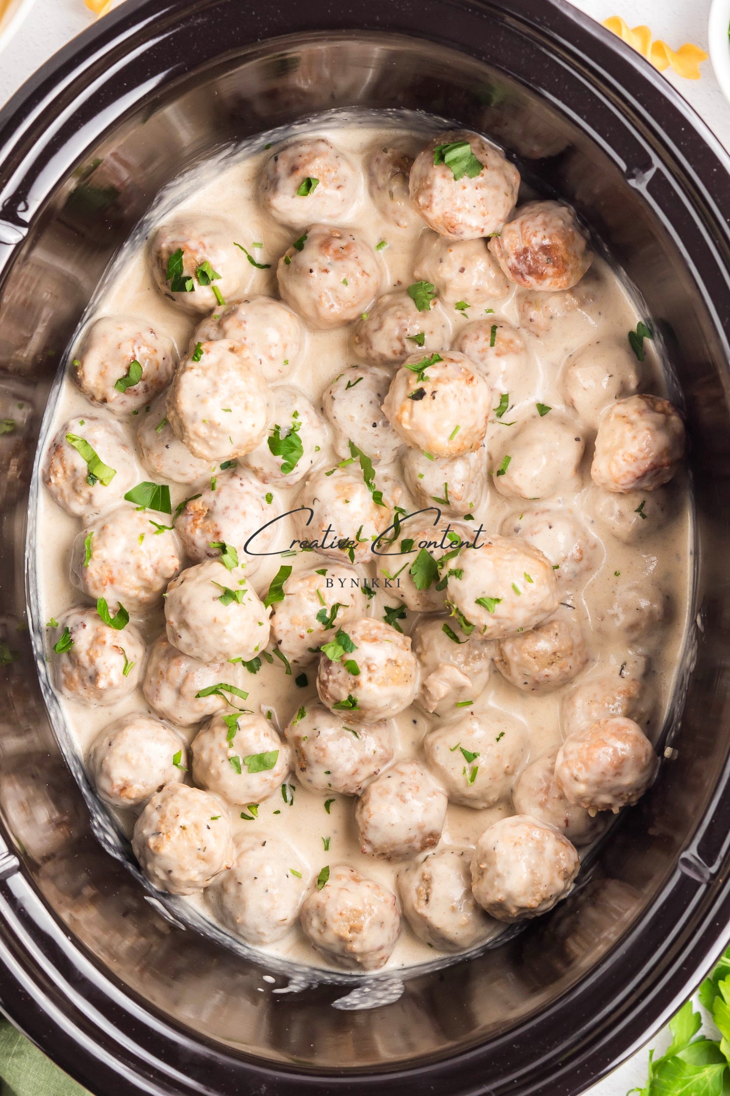Crock Pot Swedish Meatballs  - Exclusive