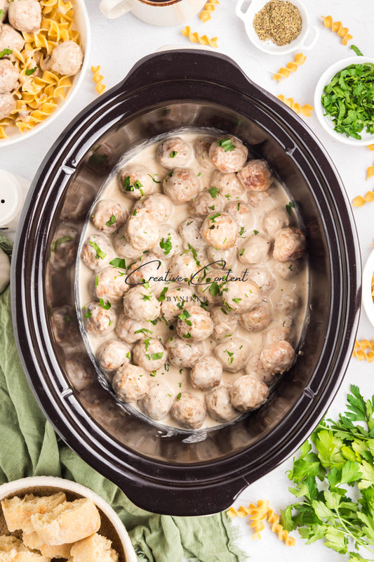 Crock Pot Swedish Meatballs  - Exclusive