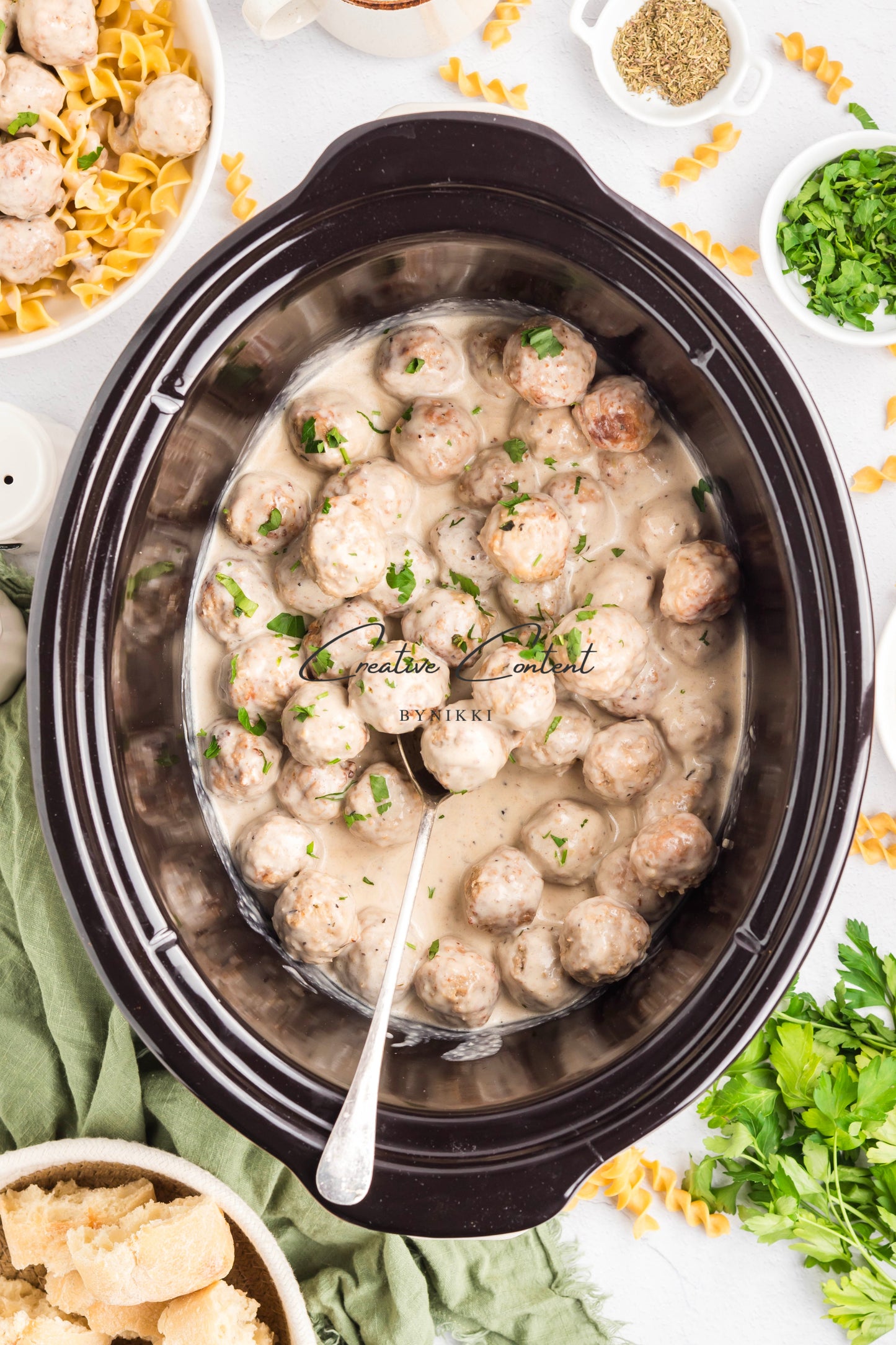 Crock Pot Swedish Meatballs  - Exclusive