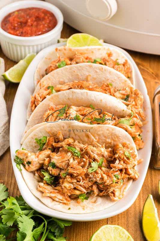 Crockpot Salsa Chicken -   Set 2 of 2