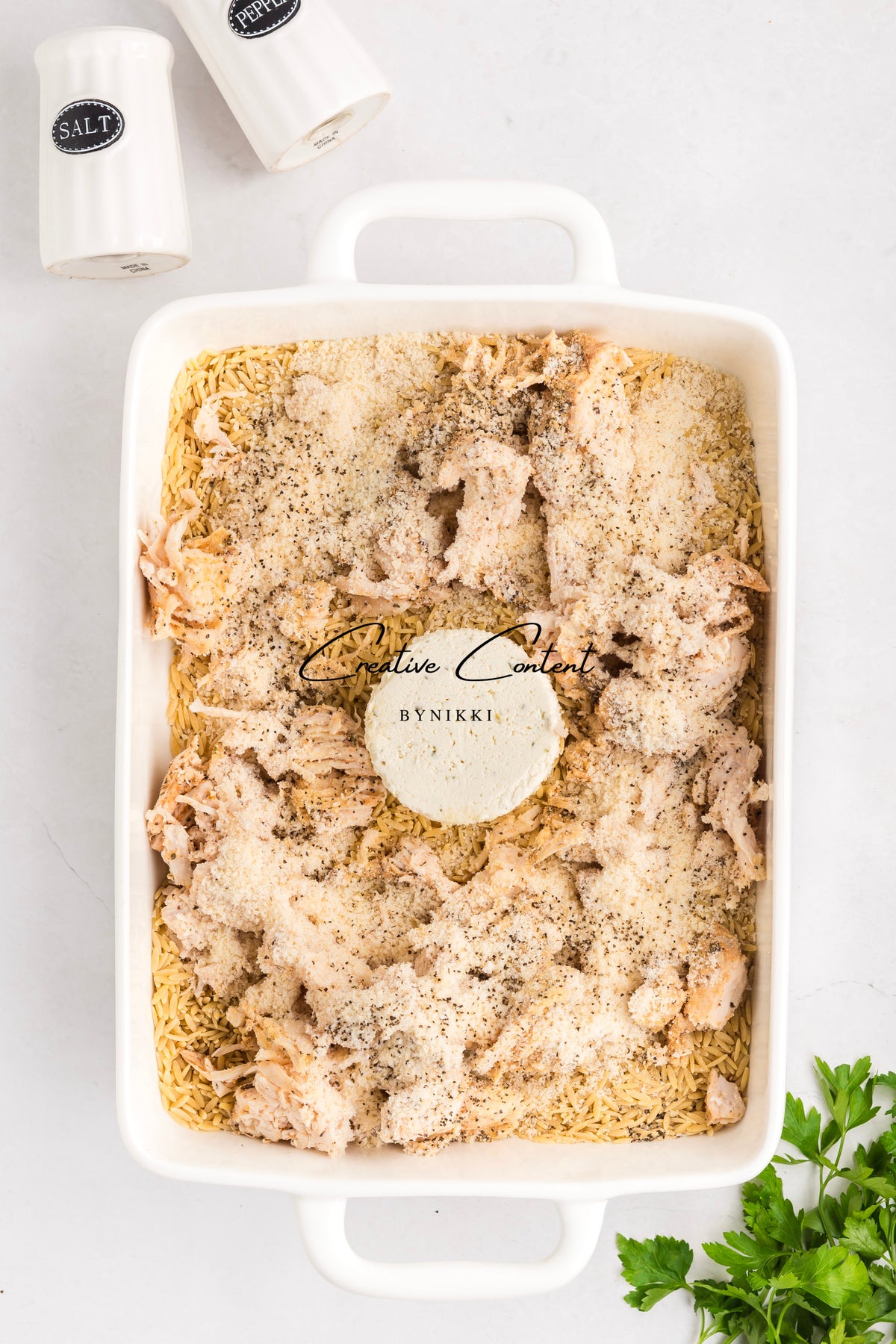 Dump and Bake Easy Creamy Pasta - Exclusive