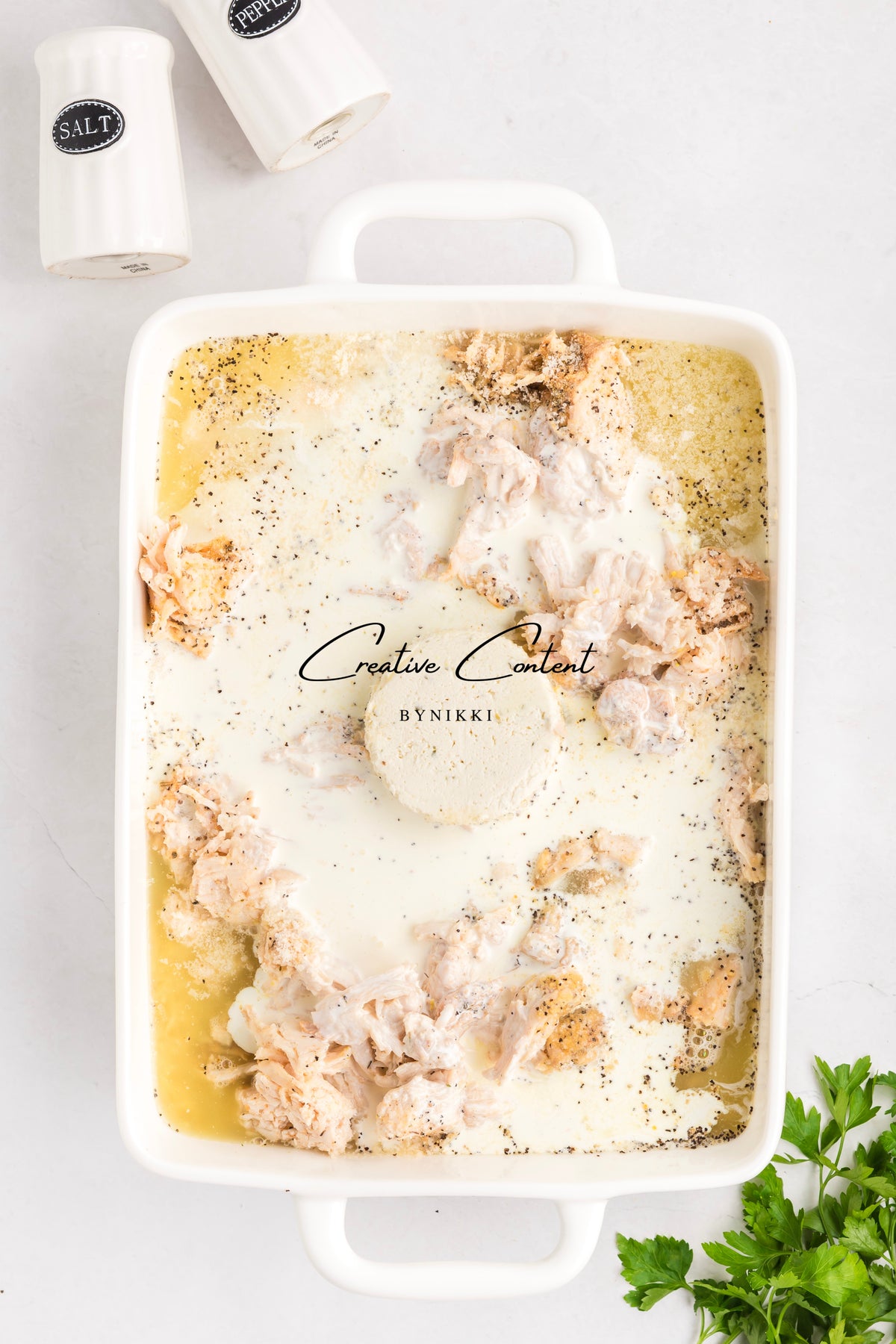 Dump and Bake Easy Creamy Pasta - Exclusive