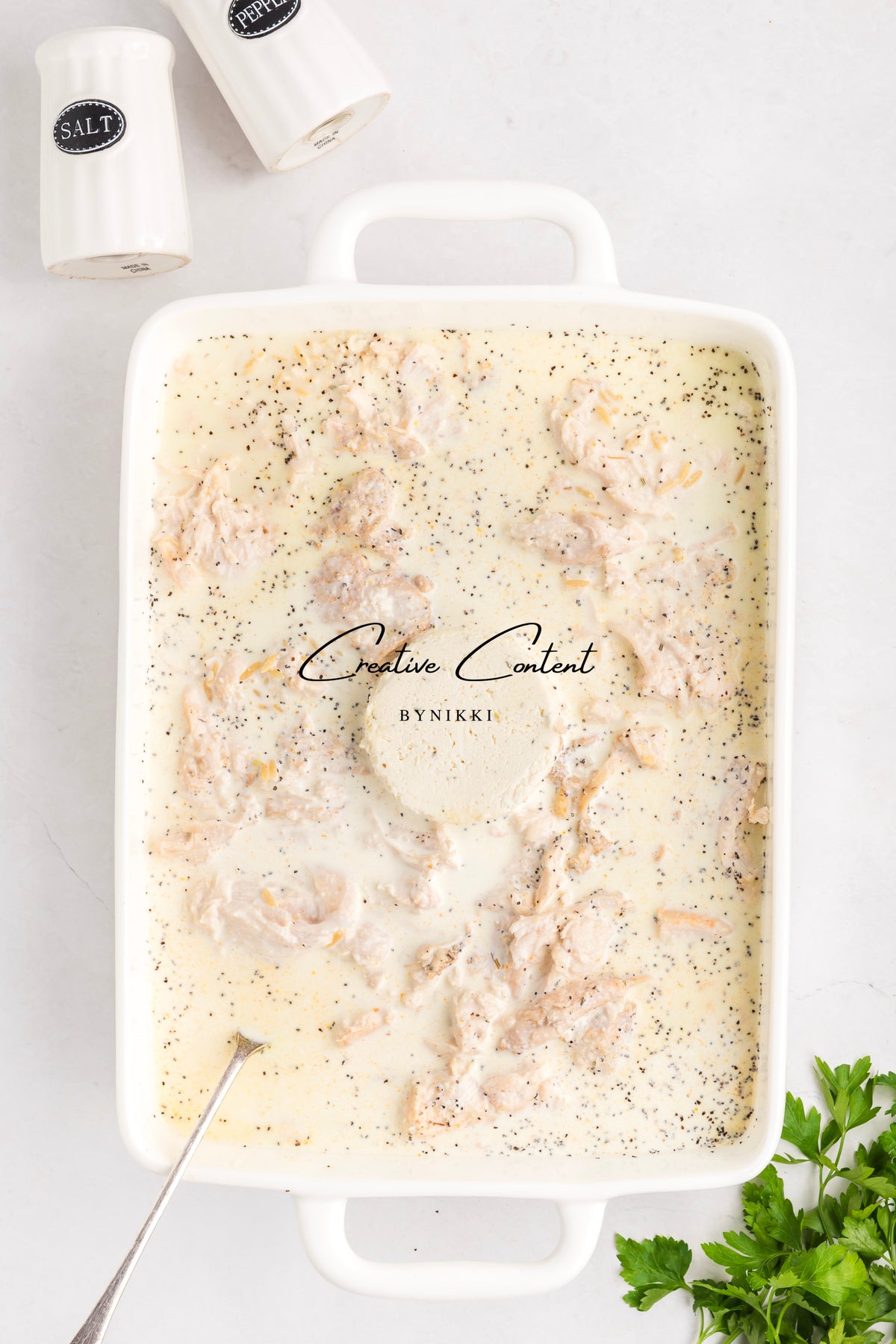 Dump and Bake Easy Creamy Pasta - Exclusive