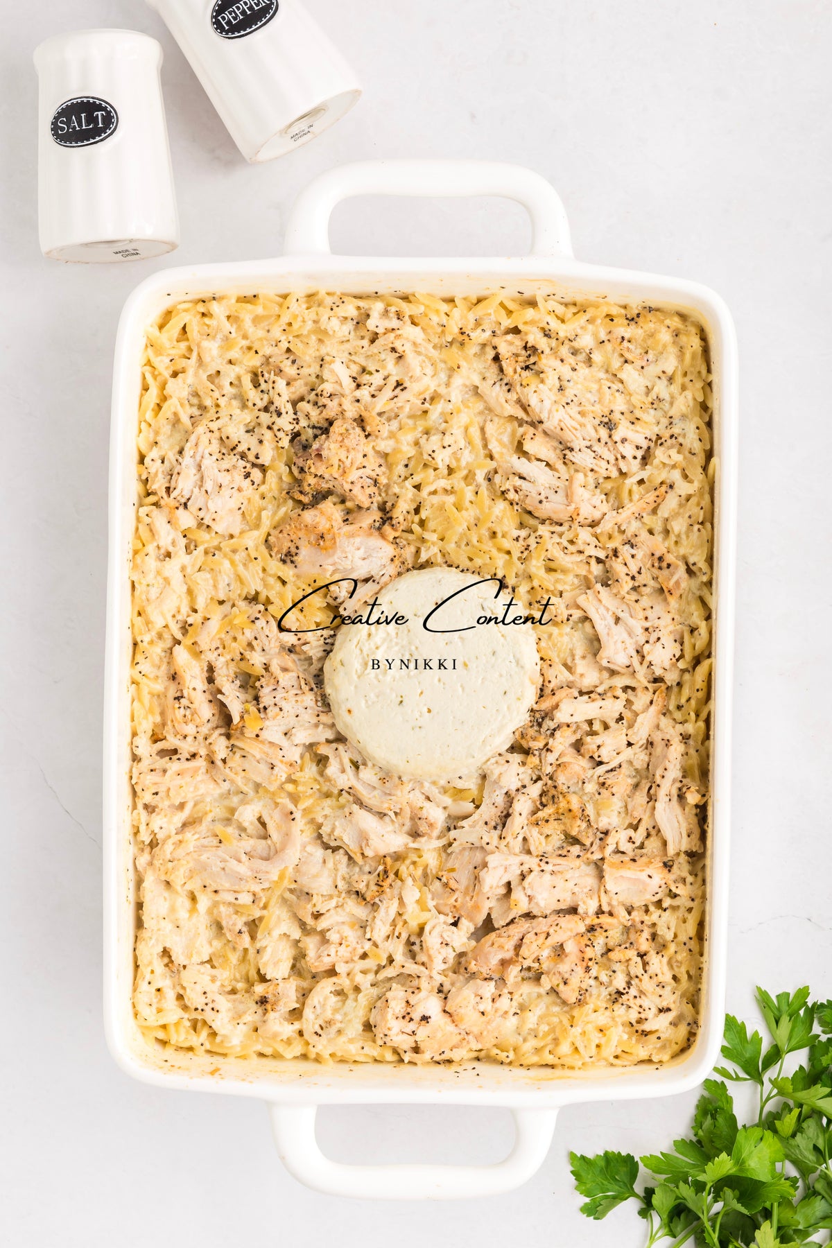 Dump and Bake Easy Creamy Pasta - Exclusive