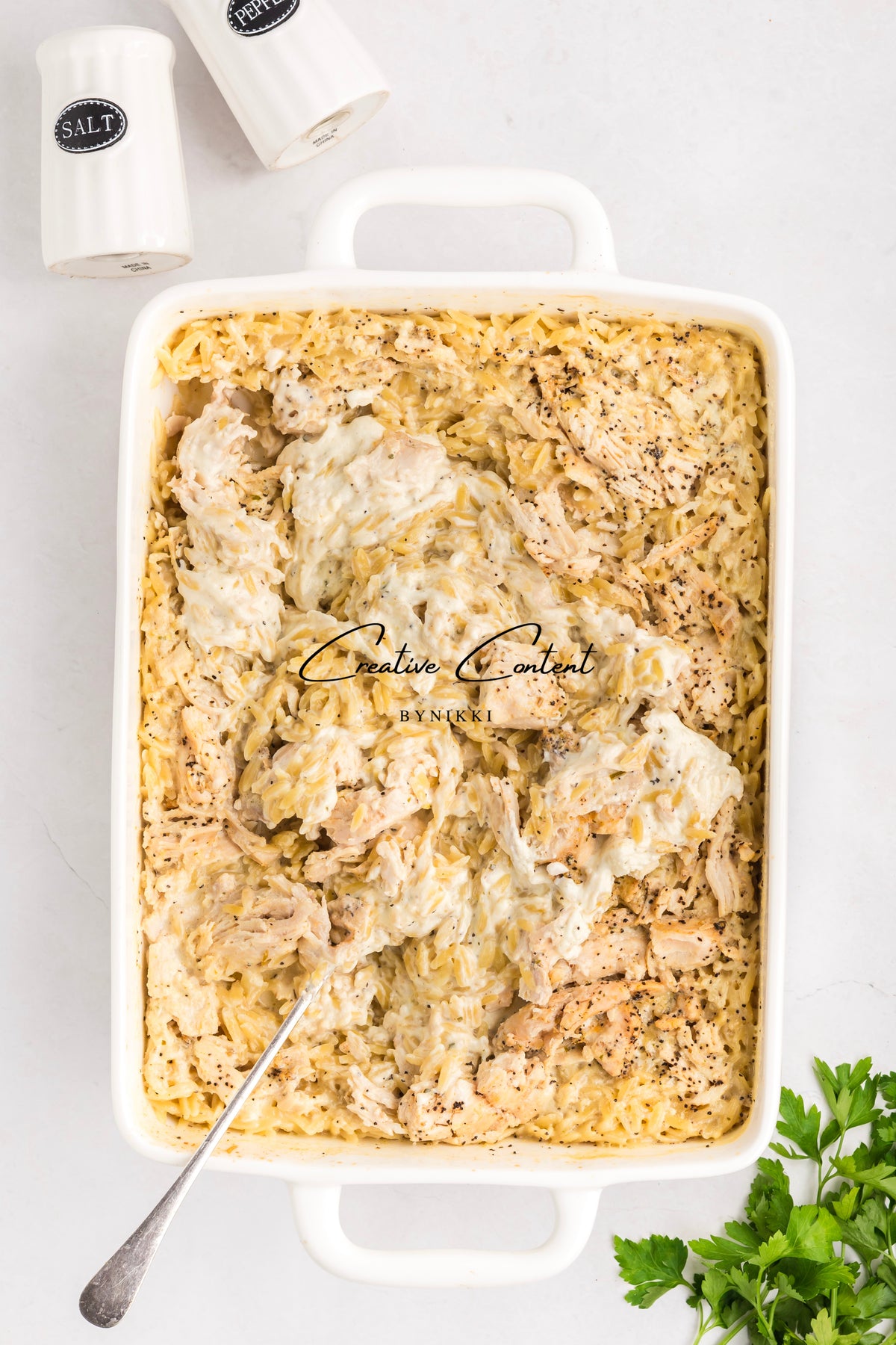 Dump and Bake Easy Creamy Pasta - Exclusive
