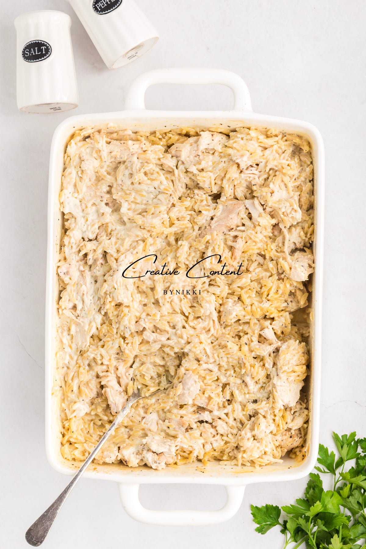 Dump and Bake Easy Creamy Pasta - Exclusive