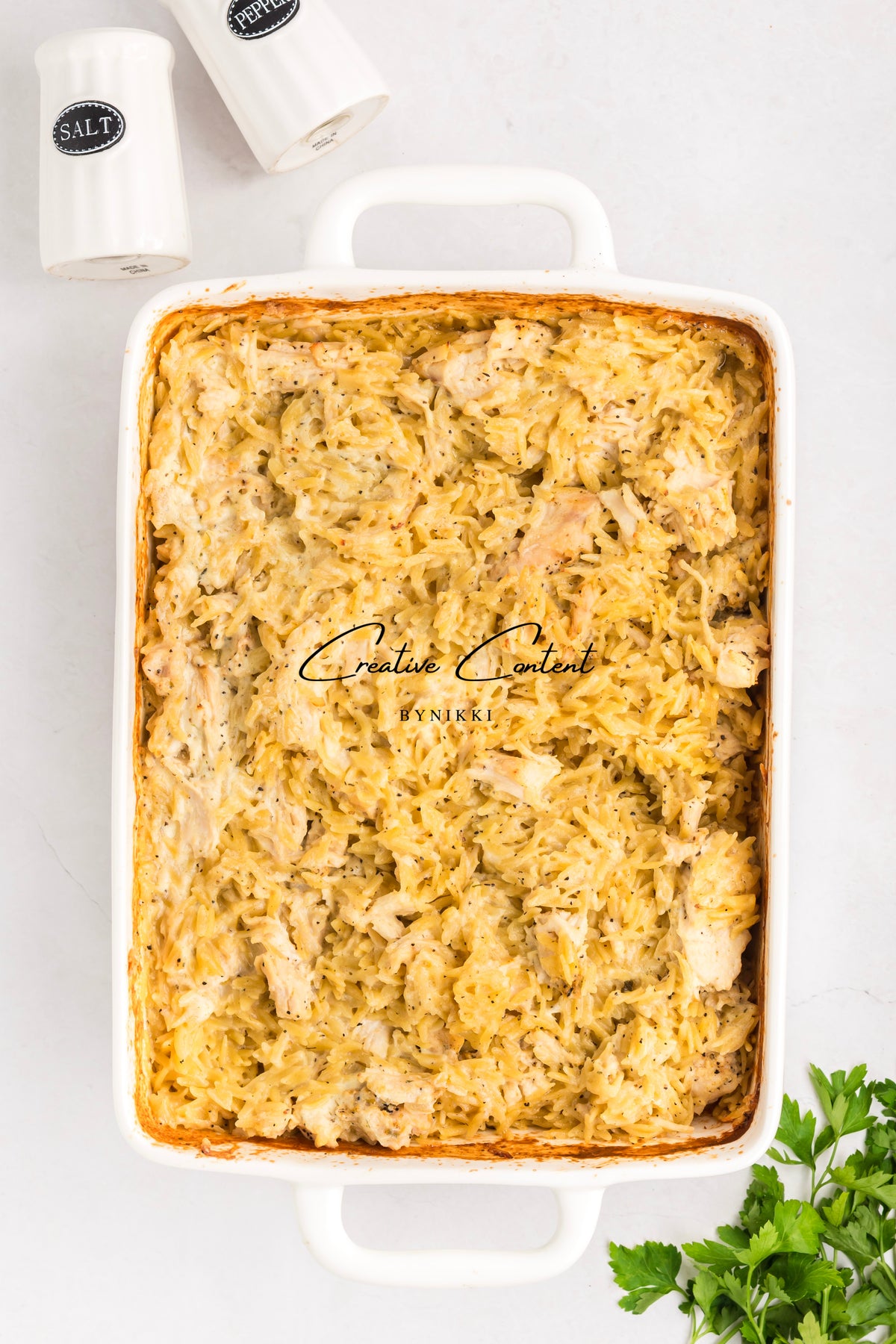 Dump and Bake Easy Creamy Pasta - Exclusive