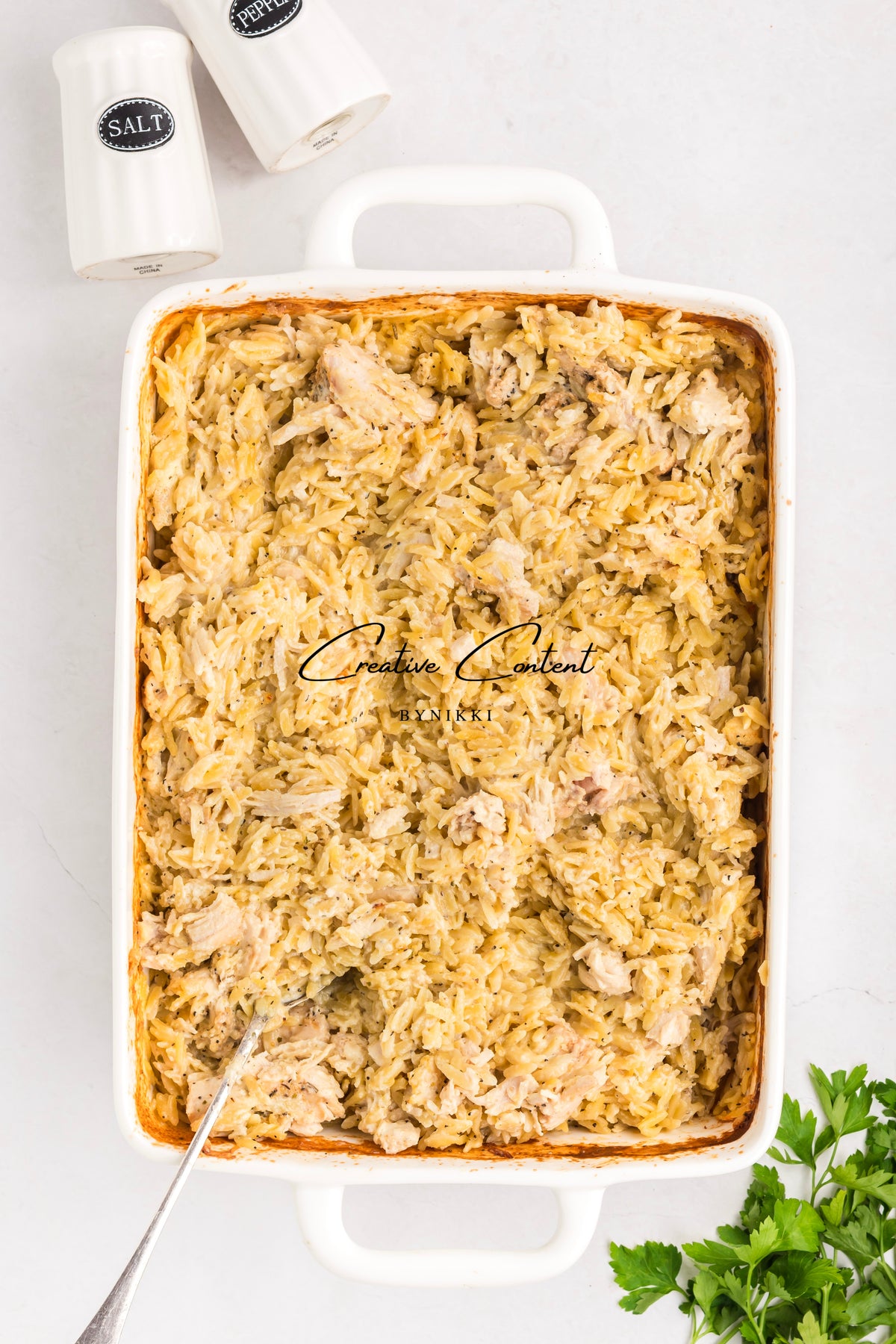 Dump and Bake Easy Creamy Pasta - Exclusive