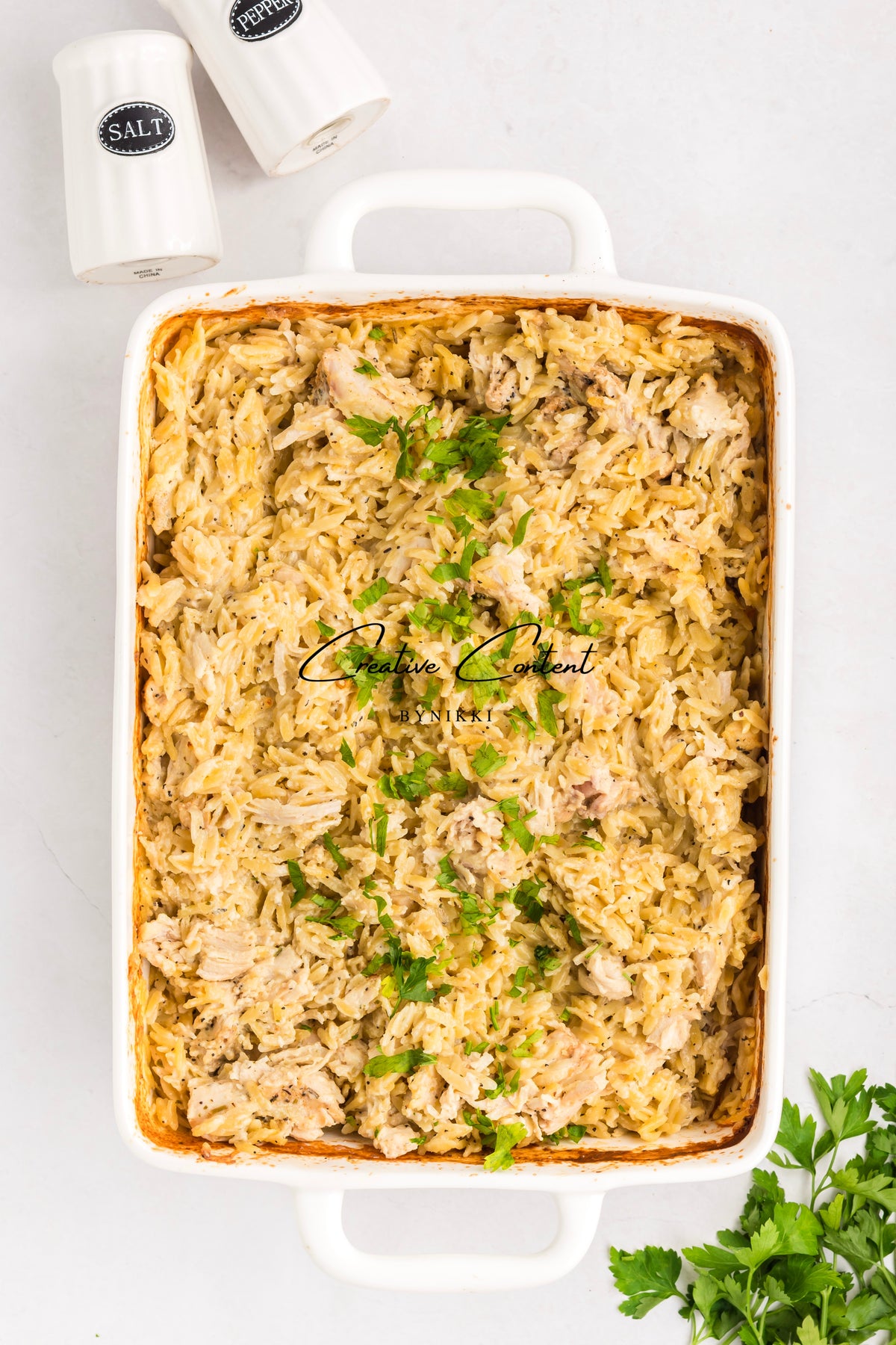 Dump and Bake Easy Creamy Pasta - Exclusive