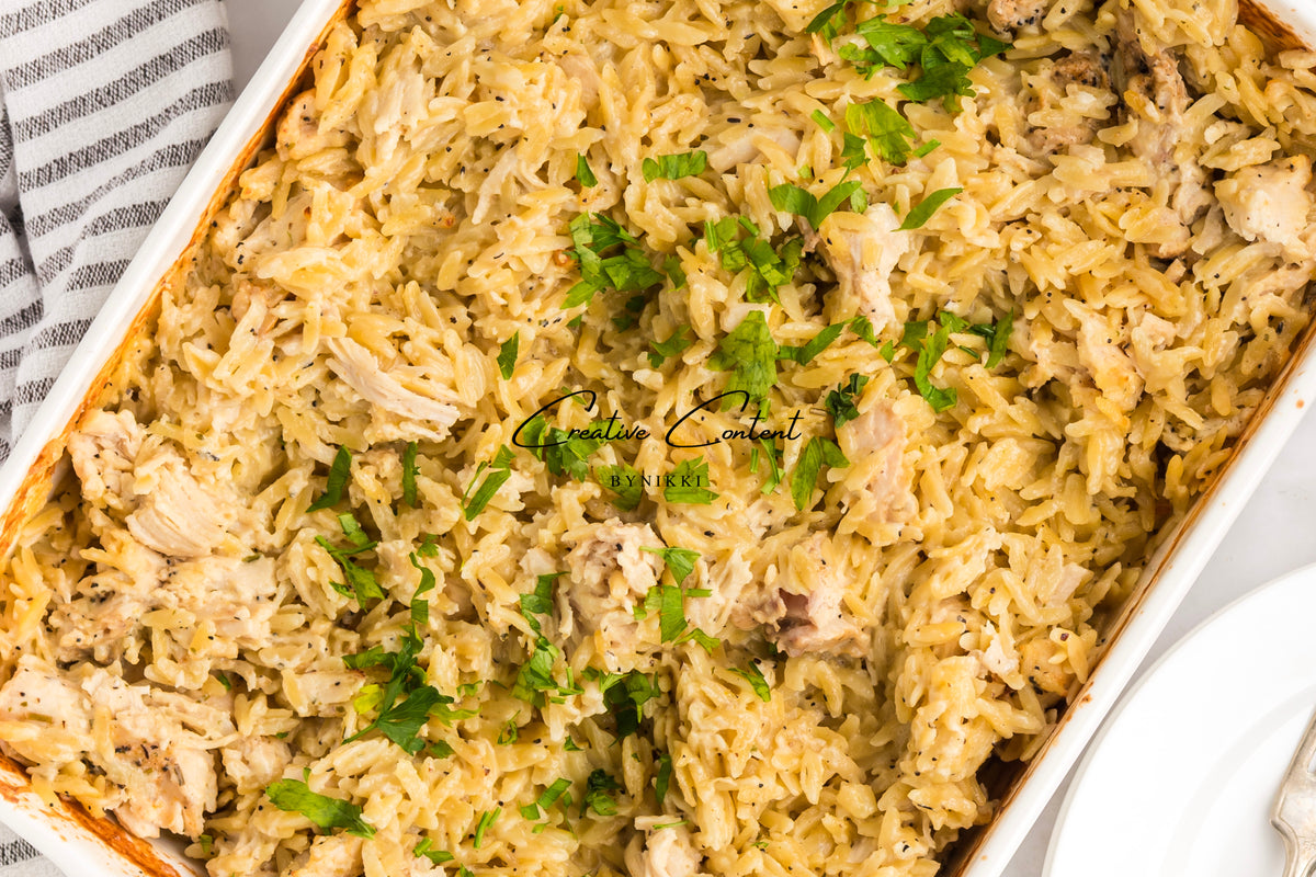 Dump and Bake Easy Creamy Pasta - Exclusive