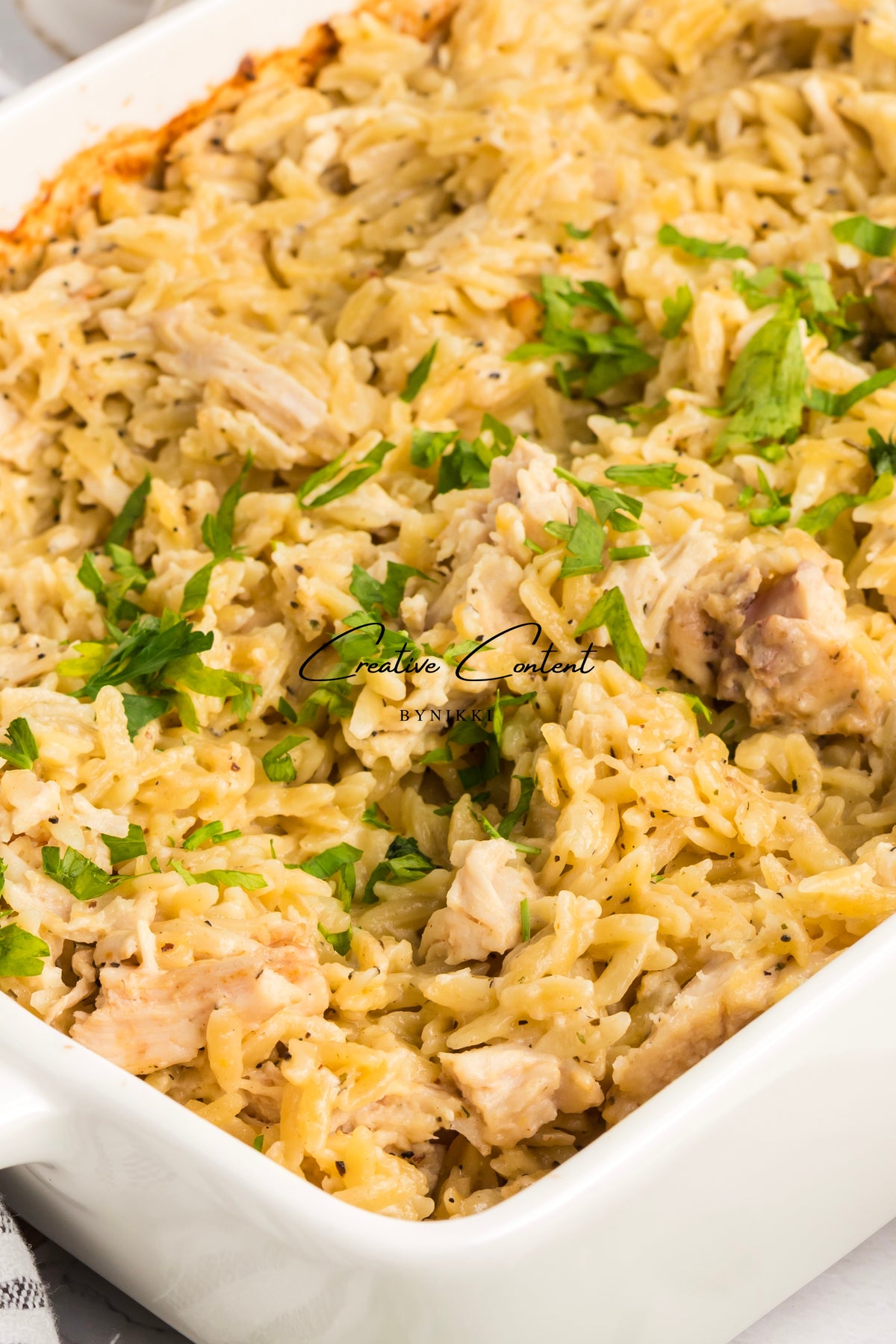Dump and Bake Easy Creamy Pasta - Exclusive