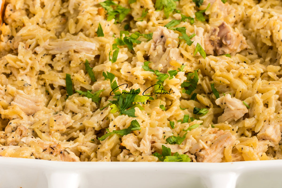 Dump and Bake Easy Creamy Pasta - Exclusive