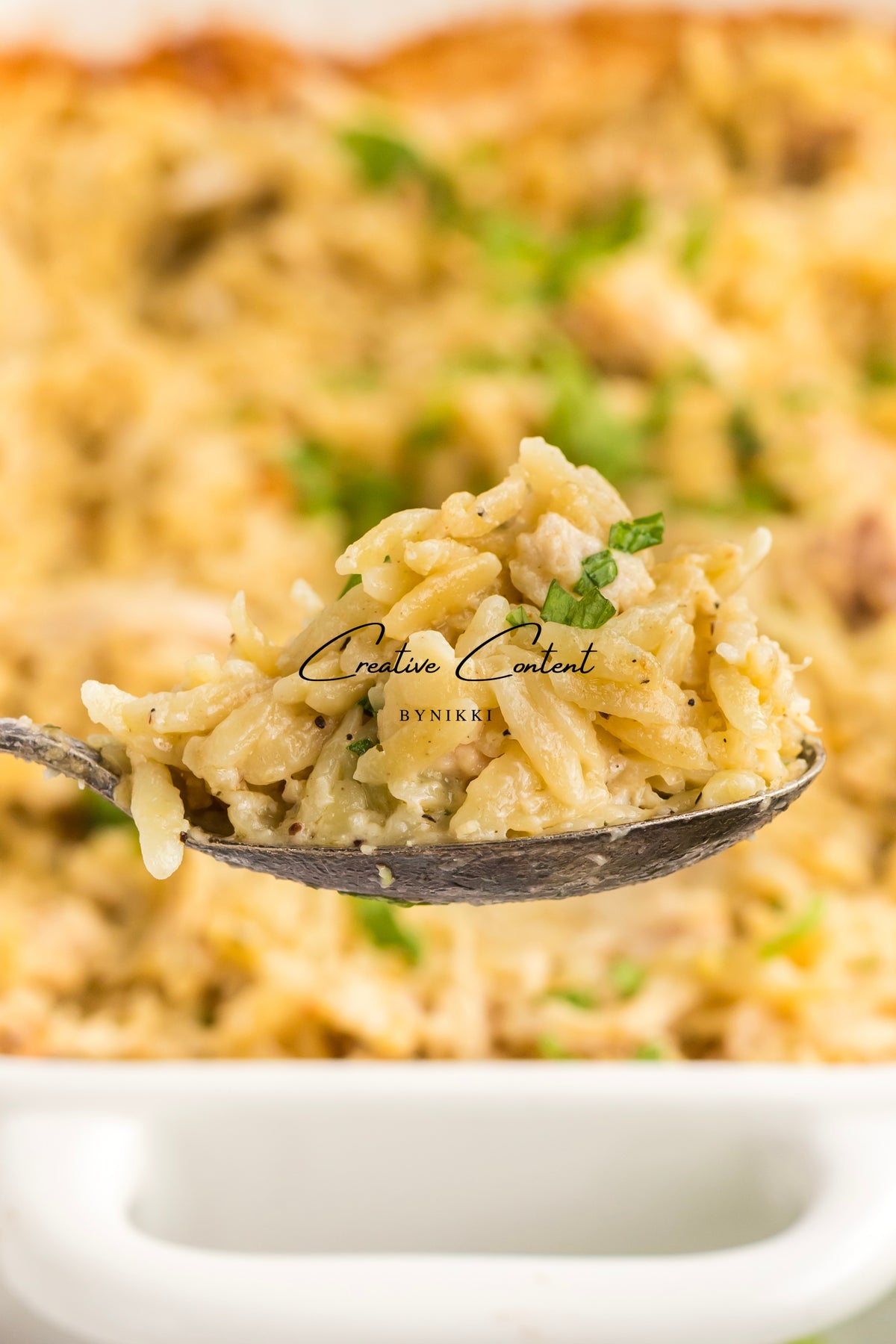 Dump and Bake Easy Creamy Pasta - Exclusive