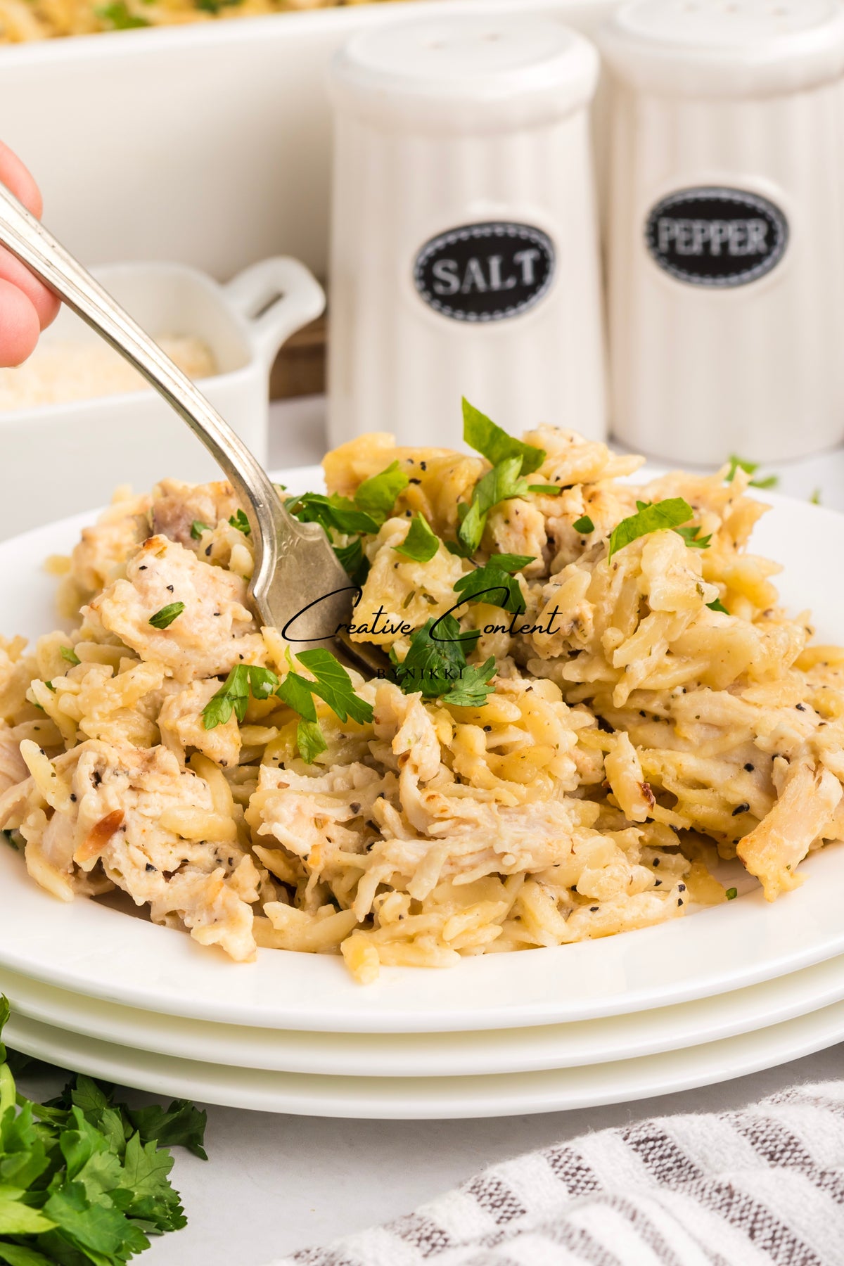 Dump and Bake Easy Creamy Pasta - Exclusive