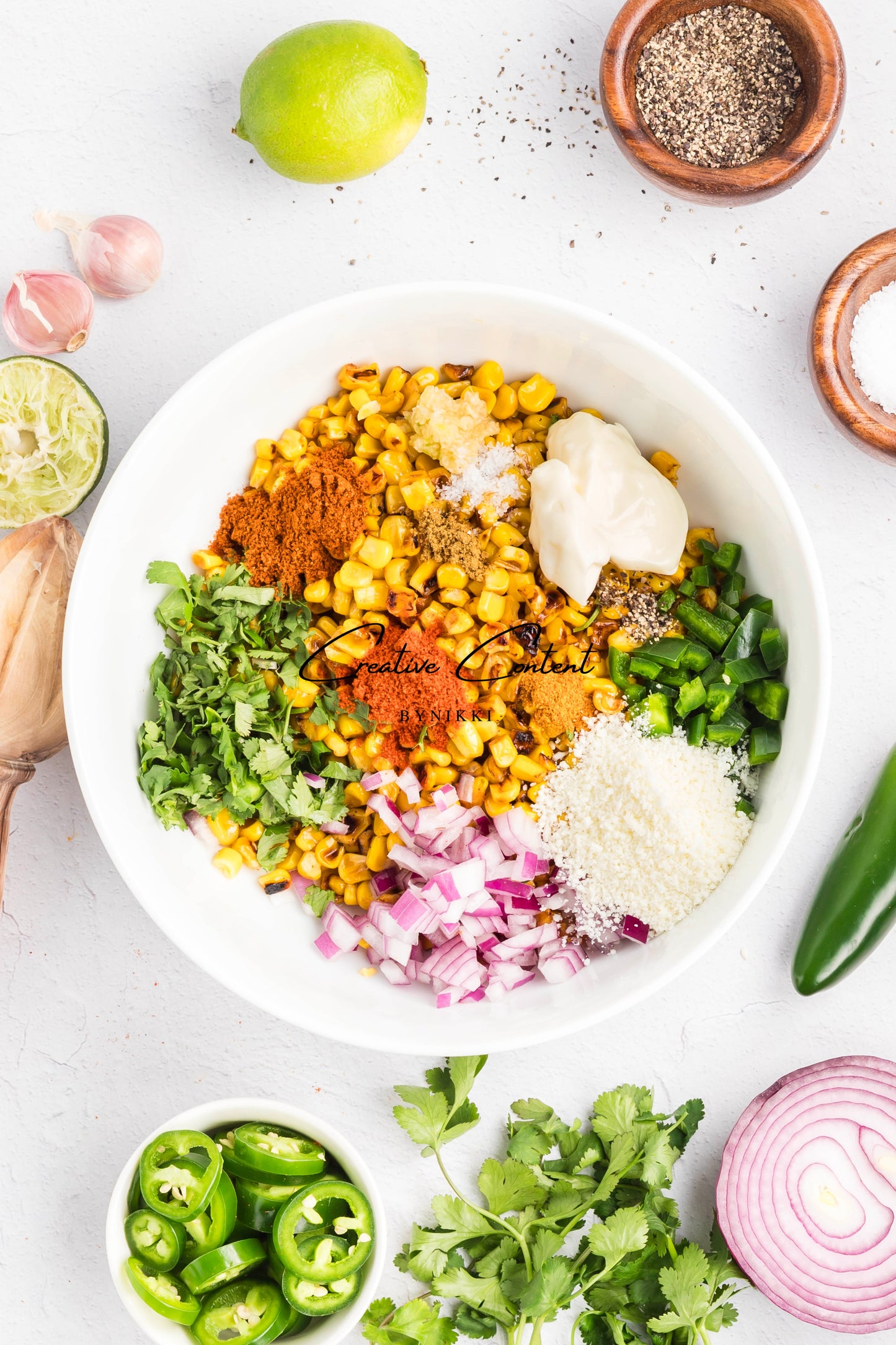 Elote Corn Dip - Exclusive (18 heroes - 9 white dish / 9 colorful dish)