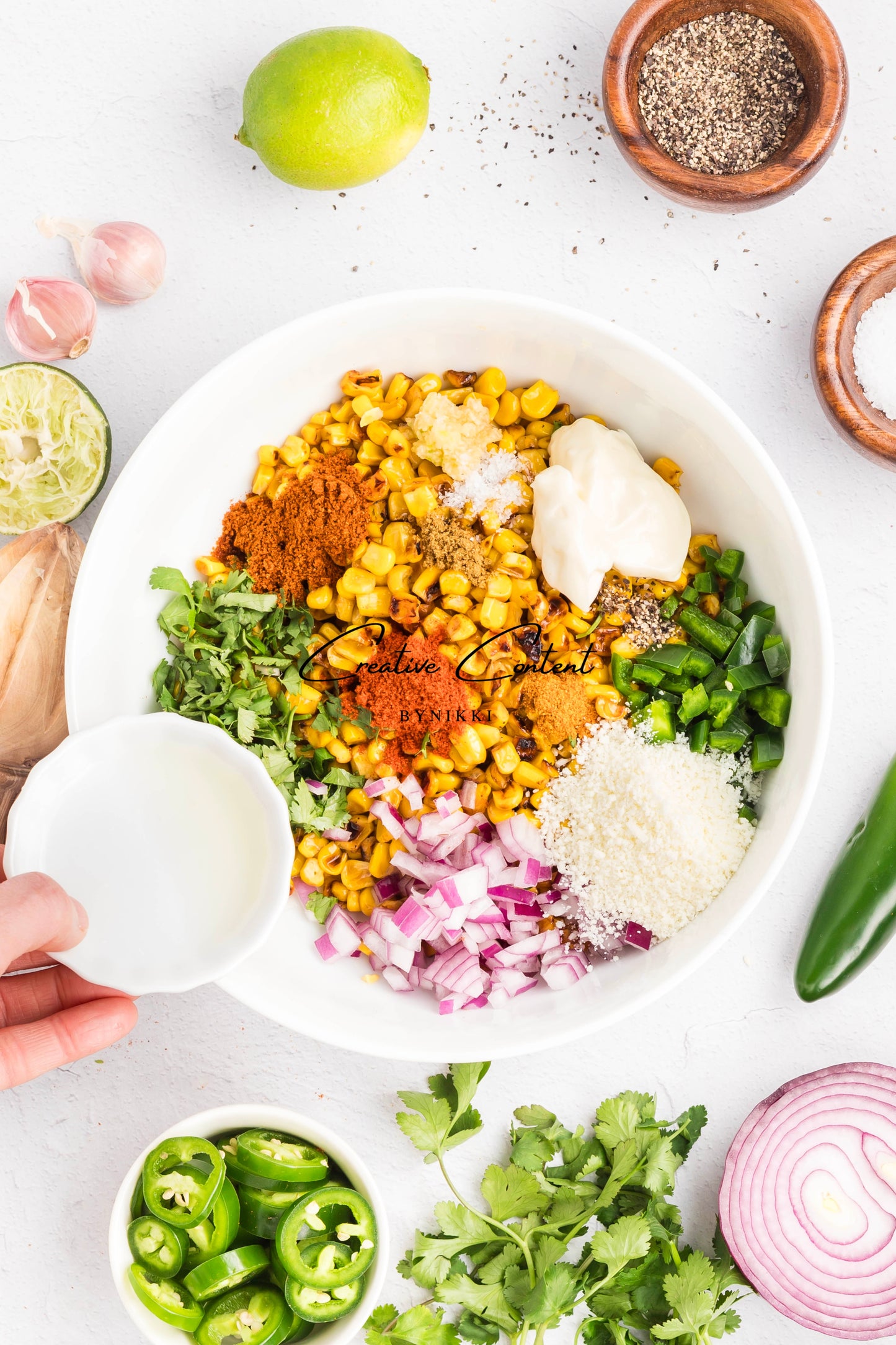 Elote Corn Dip - Exclusive (18 heroes - 9 white dish / 9 colorful dish)