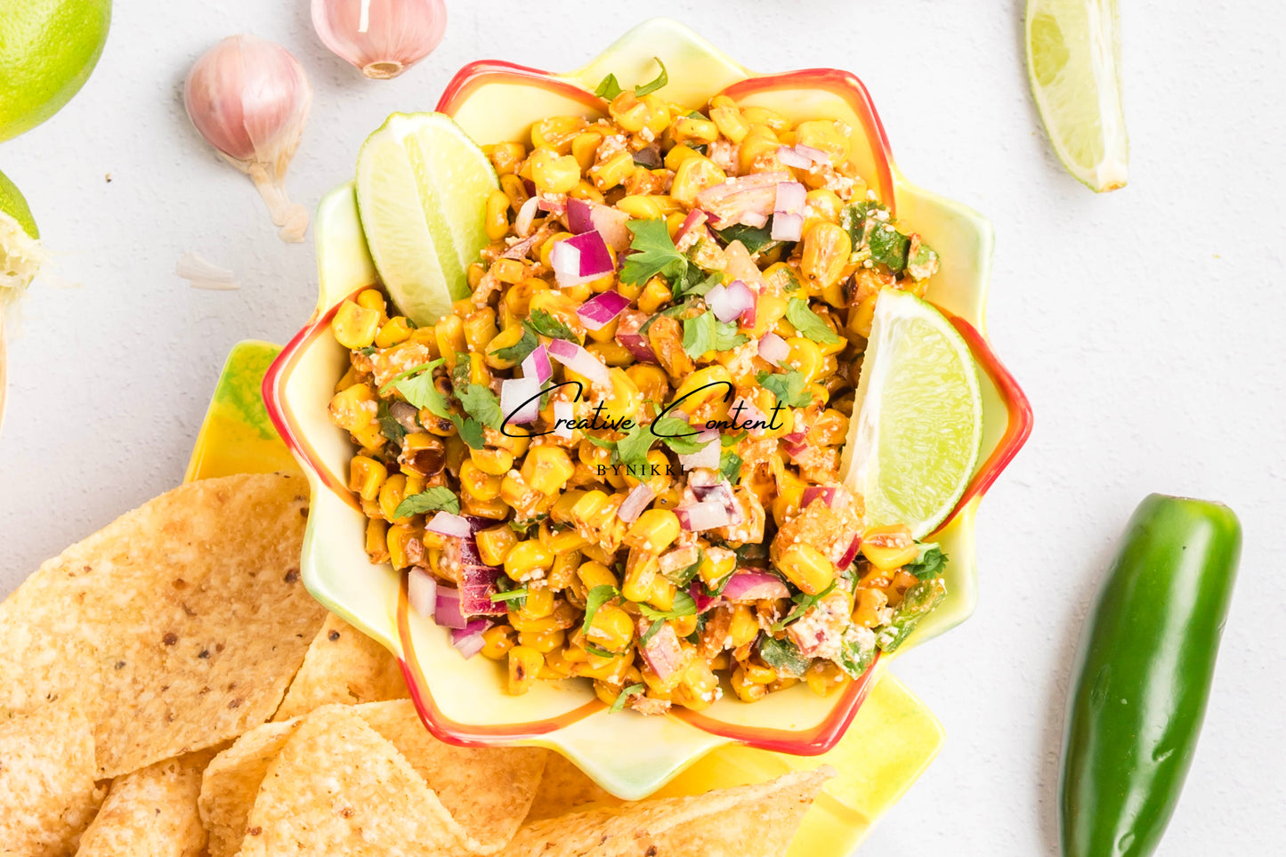 Elote Corn Dip - Exclusive (18 heroes - 9 white dish / 9 colorful dish)