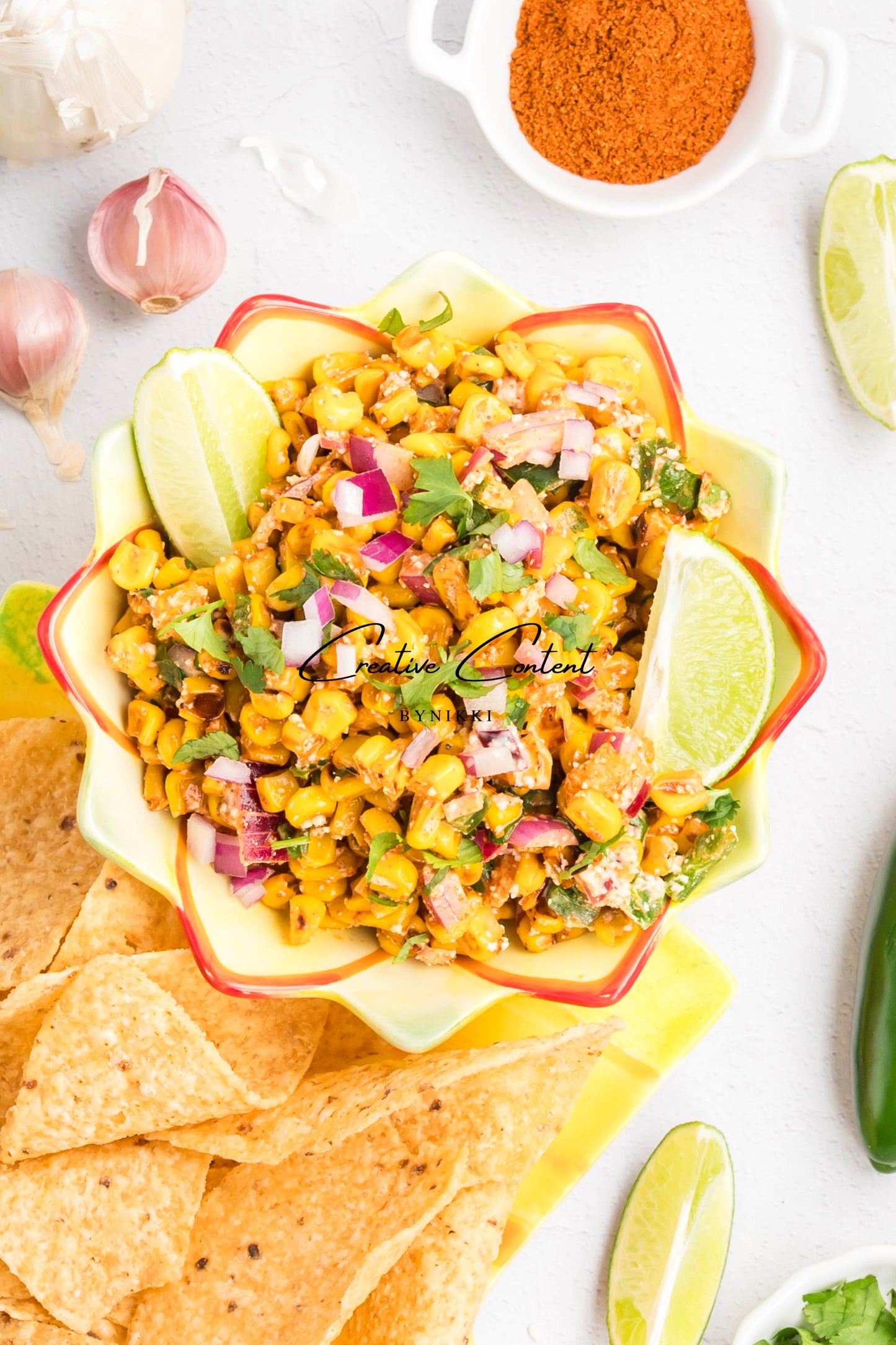 Elote Corn Dip - Exclusive (18 heroes - 9 white dish / 9 colorful dish)