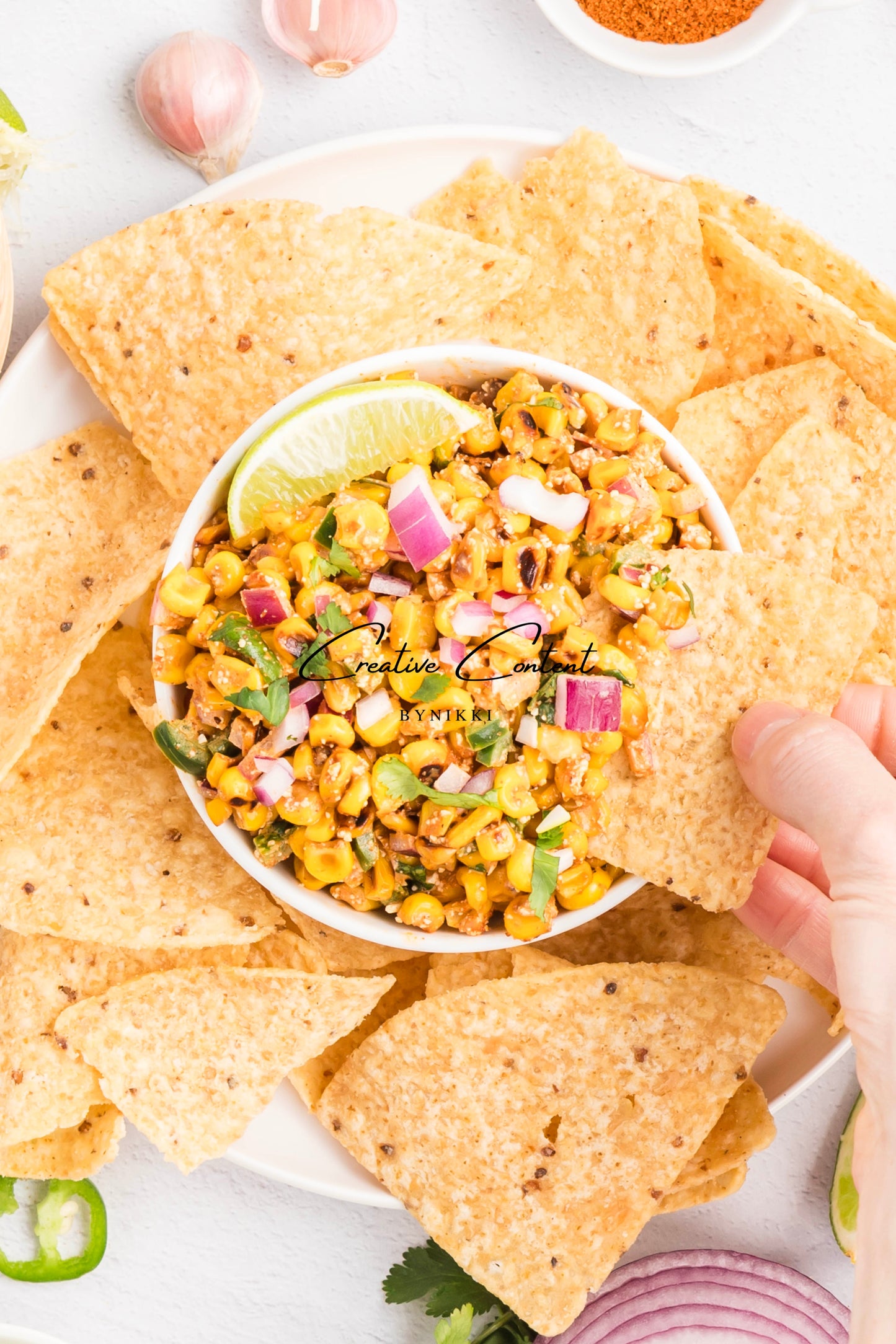 Elote Corn Dip - Exclusive (18 heroes - 9 white dish / 9 colorful dish)