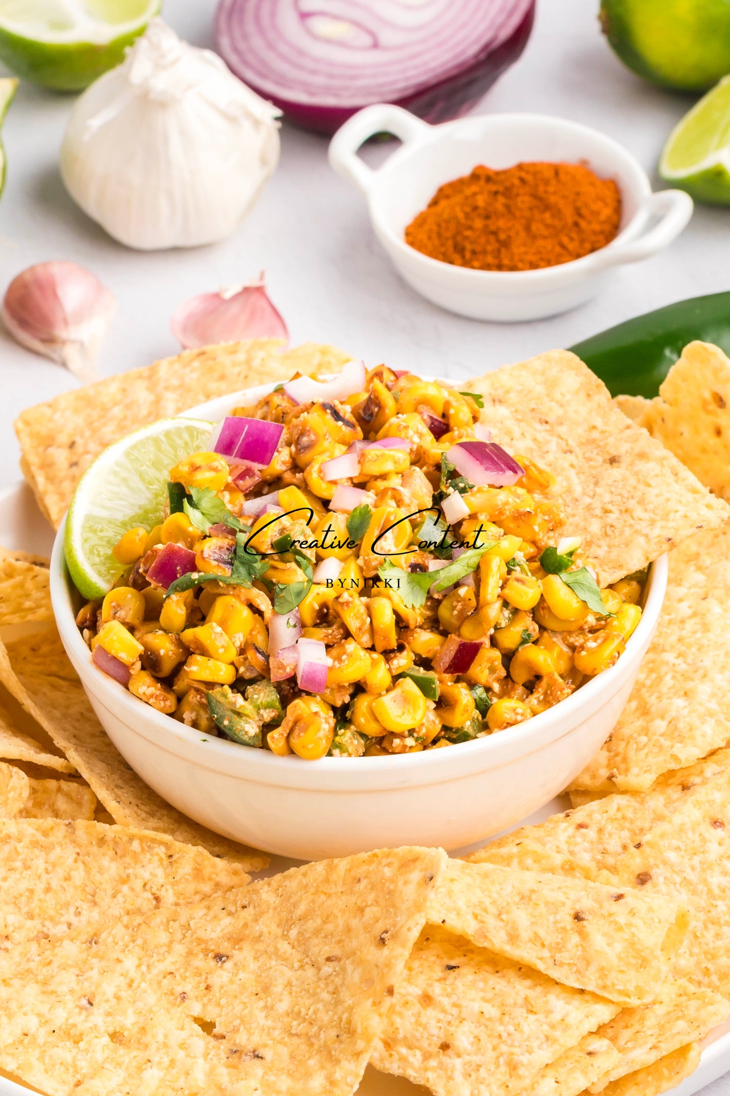 Elote Corn Dip - Exclusive (18 heroes - 9 white dish / 9 colorful dish)