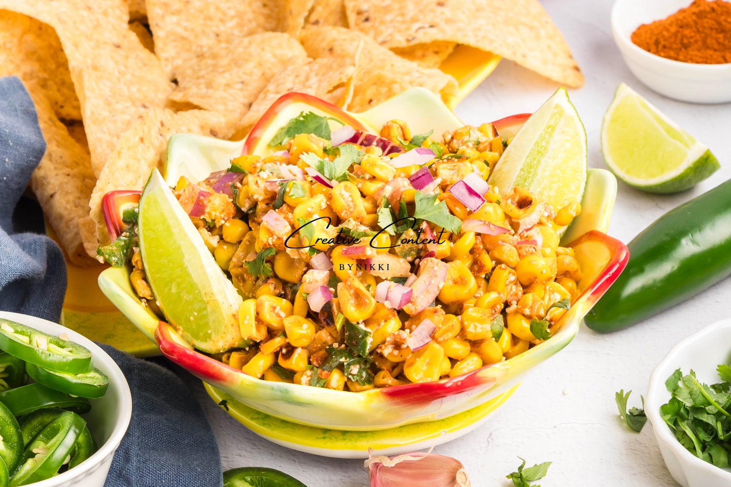 Elote Corn Dip - Exclusive (18 heroes - 9 white dish / 9 colorful dish)