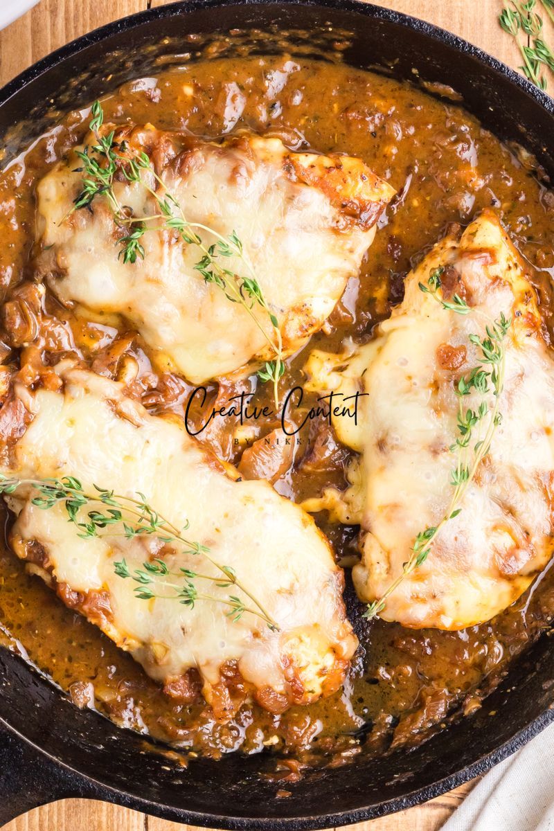 French Onion Chicken - Set 2 of 2