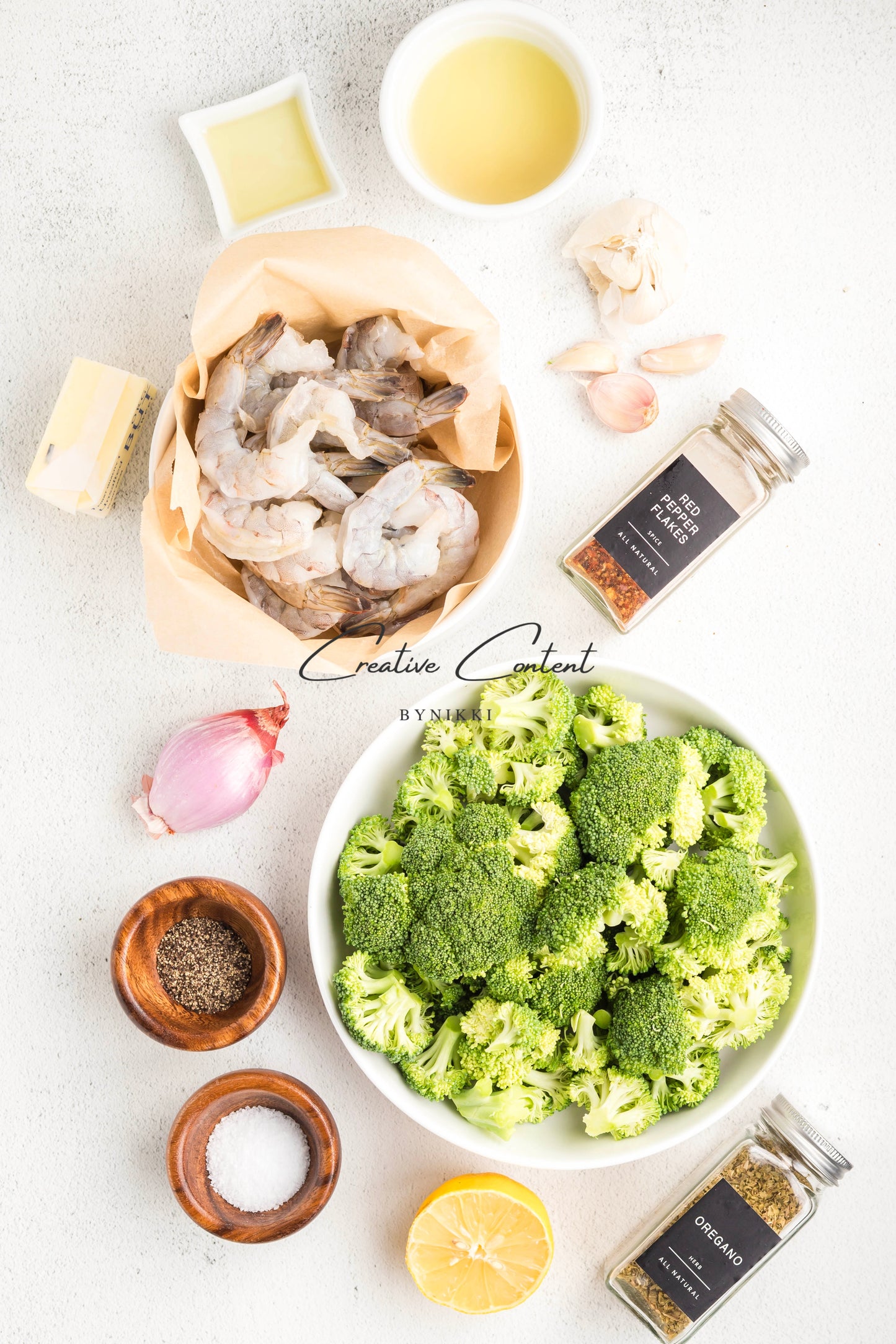 Garlic Butter Shrimp and Broccoli - Exclusive