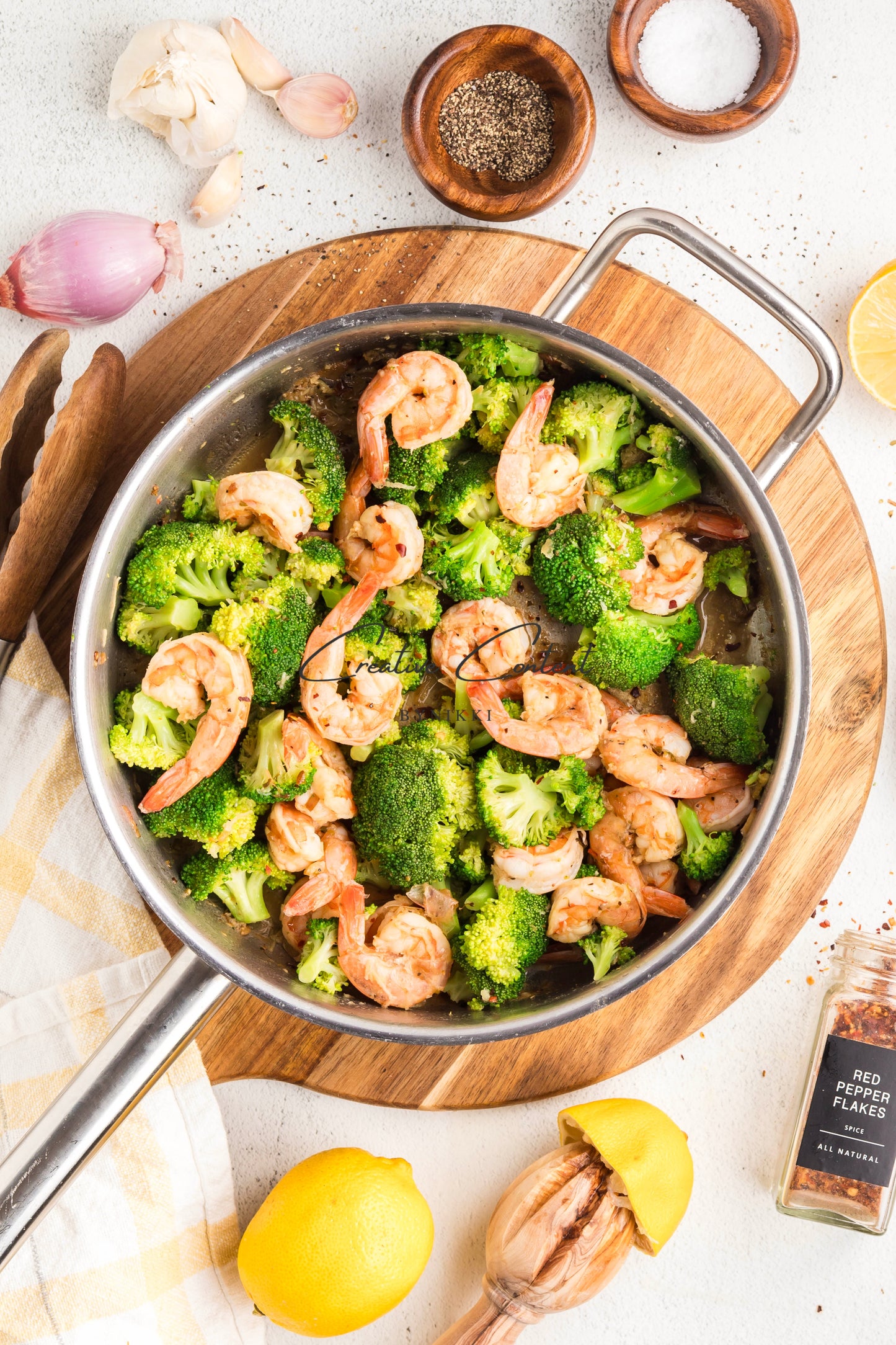 Garlic Butter Shrimp and Broccoli - Exclusive