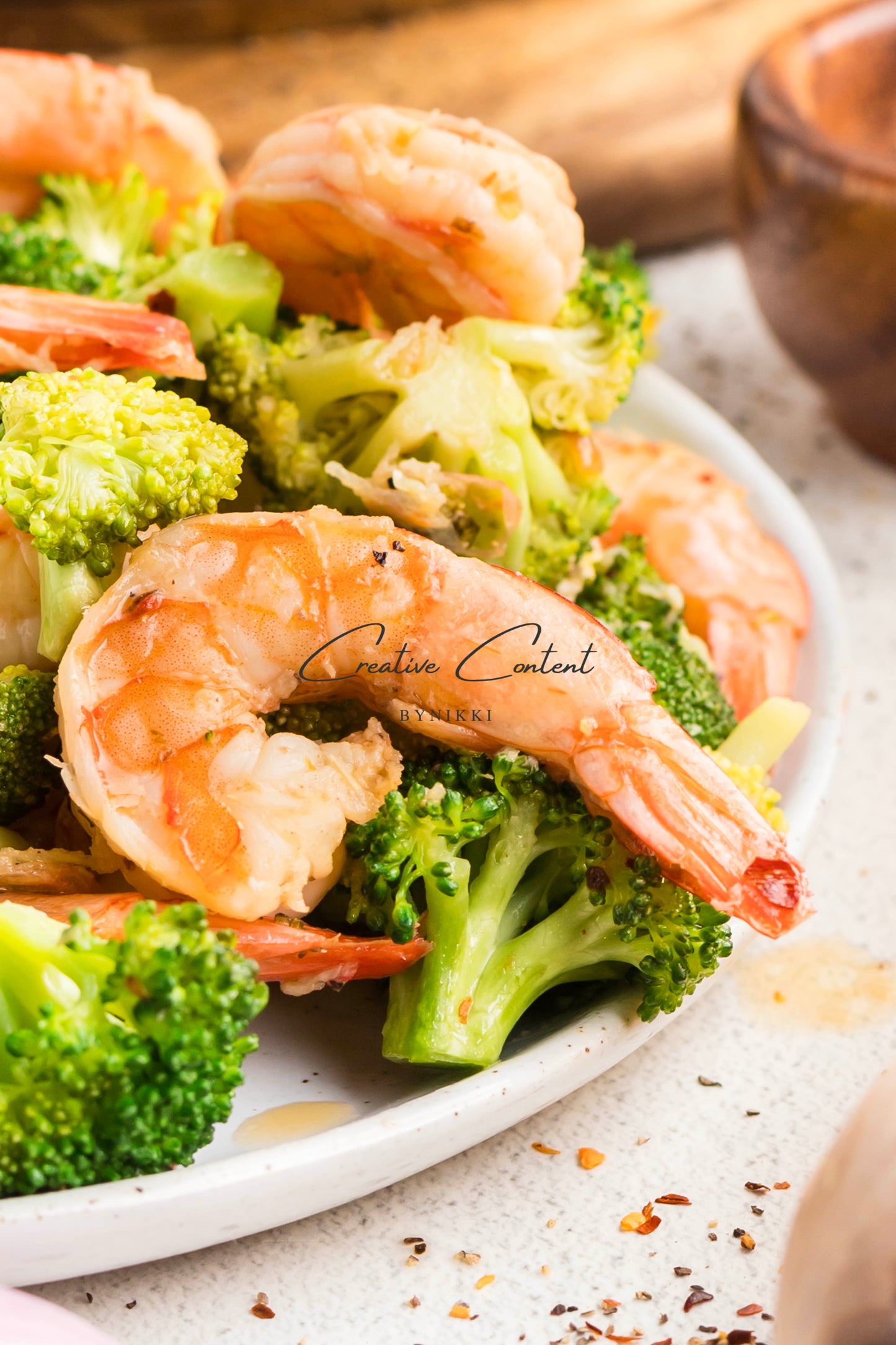 Garlic Butter Shrimp and Broccoli - Exclusive