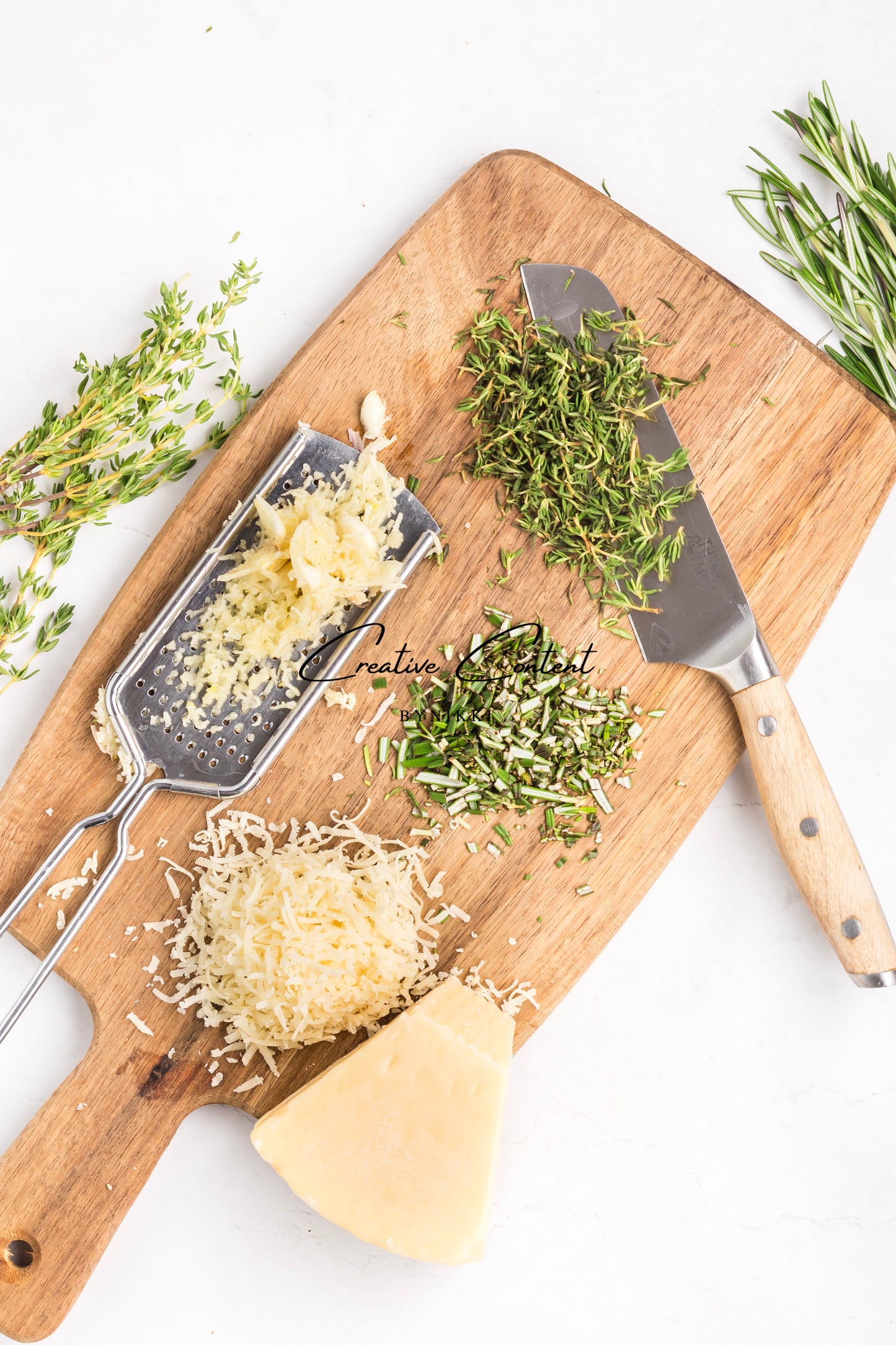 Garlic Herbed Roasted Turkey Breast With Rosemary Cream Sauce  - Exclusive