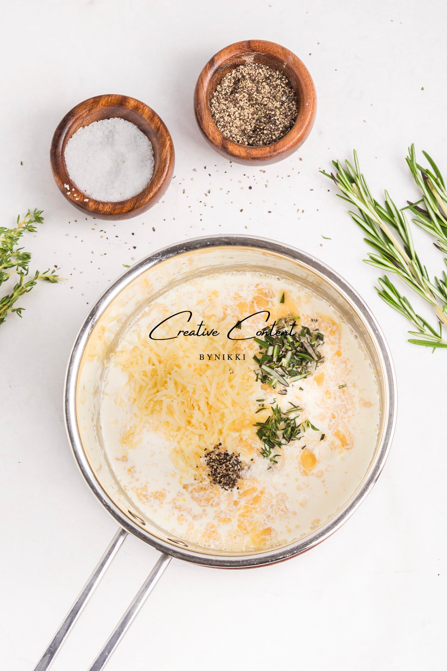Garlic Herbed Roasted Turkey Breast With Rosemary Cream Sauce  - Exclusive
